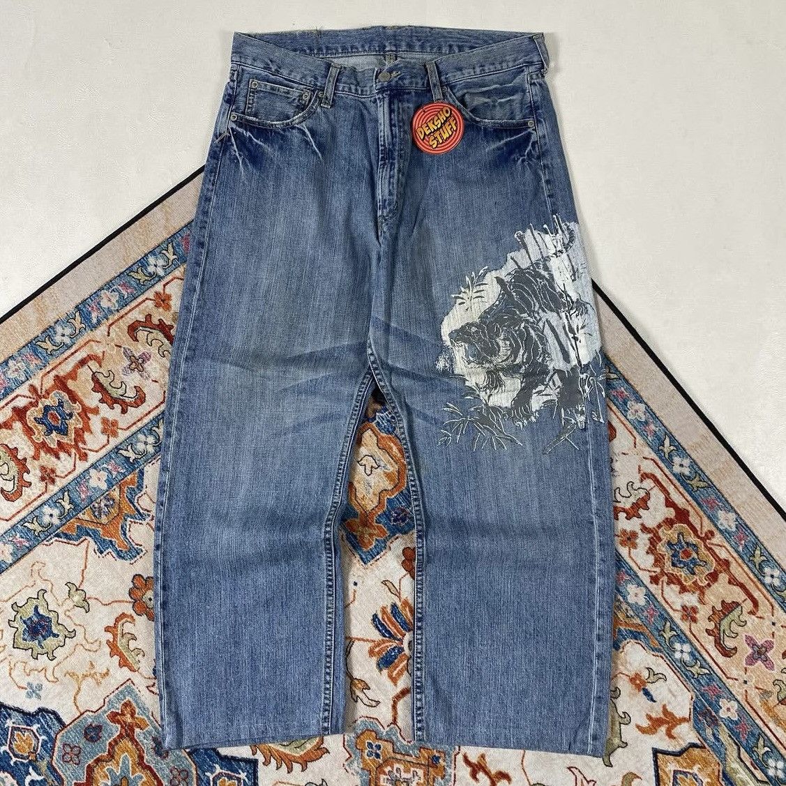 Karakuri Tamashii Vtg karakuri jeans Size US 34 / EU 50 - 1 Thumbnail
