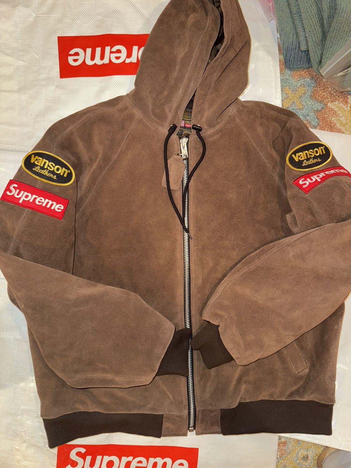 ジャケット・アウター Supreme Vanson Leathers Hooded Work M Fall/Winter 2024 Preview – Supreme