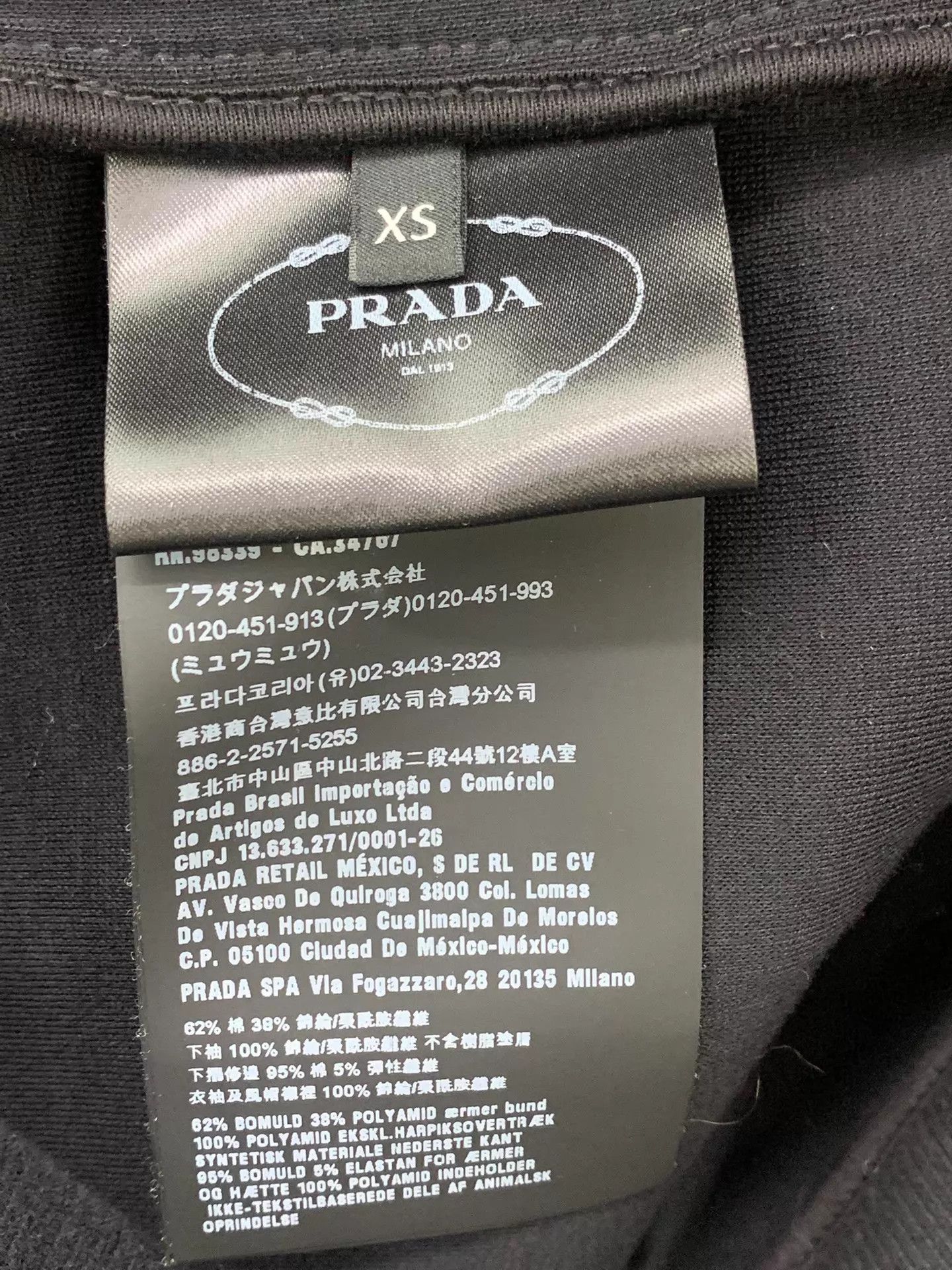 Prada Prada Black Color Blocked Hooded Jacket XS Size XS / US 0-2 / IT 36-38 - 5 Thumbnail