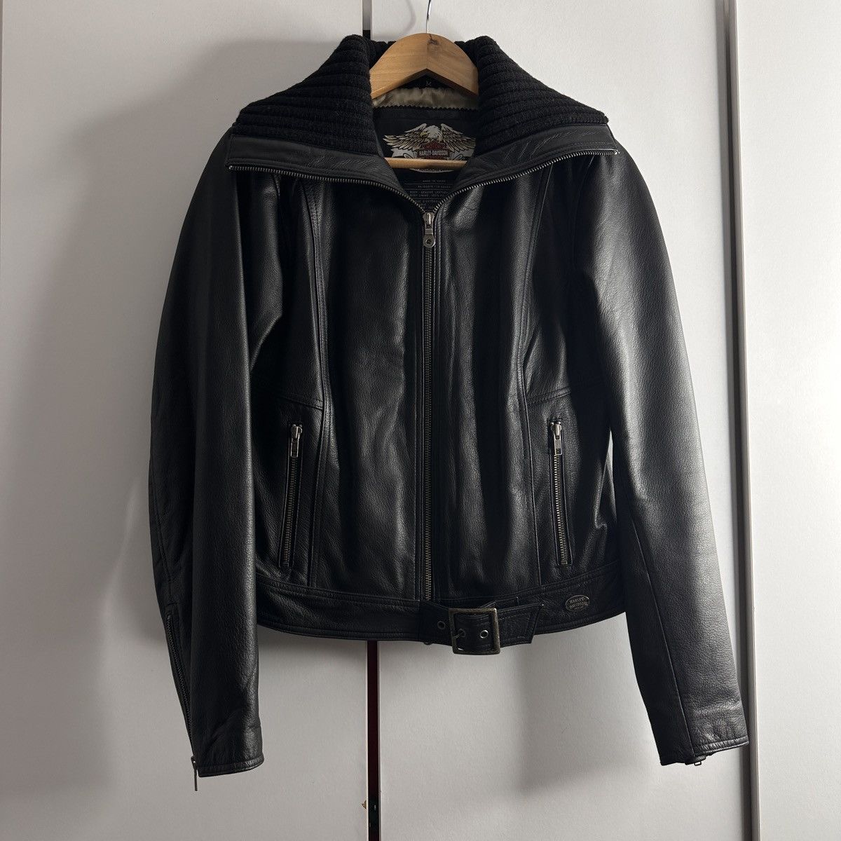Harley Davidson Harley-Davidson Women's Leather Jacket Size S / US 4 / IT 40 - 2 Thumbnail