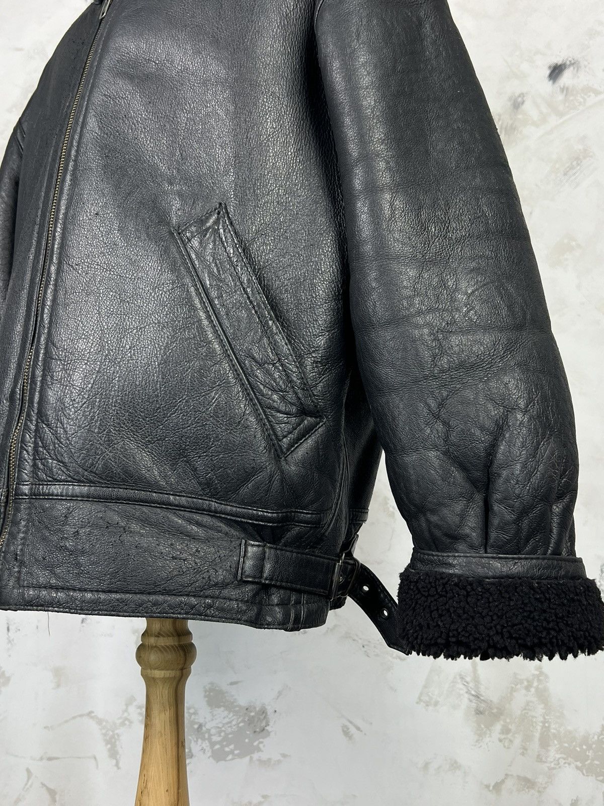 Vintage Vintage Original Shearling Jacket Sheepskin Coat Size XL Size US XL / EU 56 / 4 - 4 Thumbnail