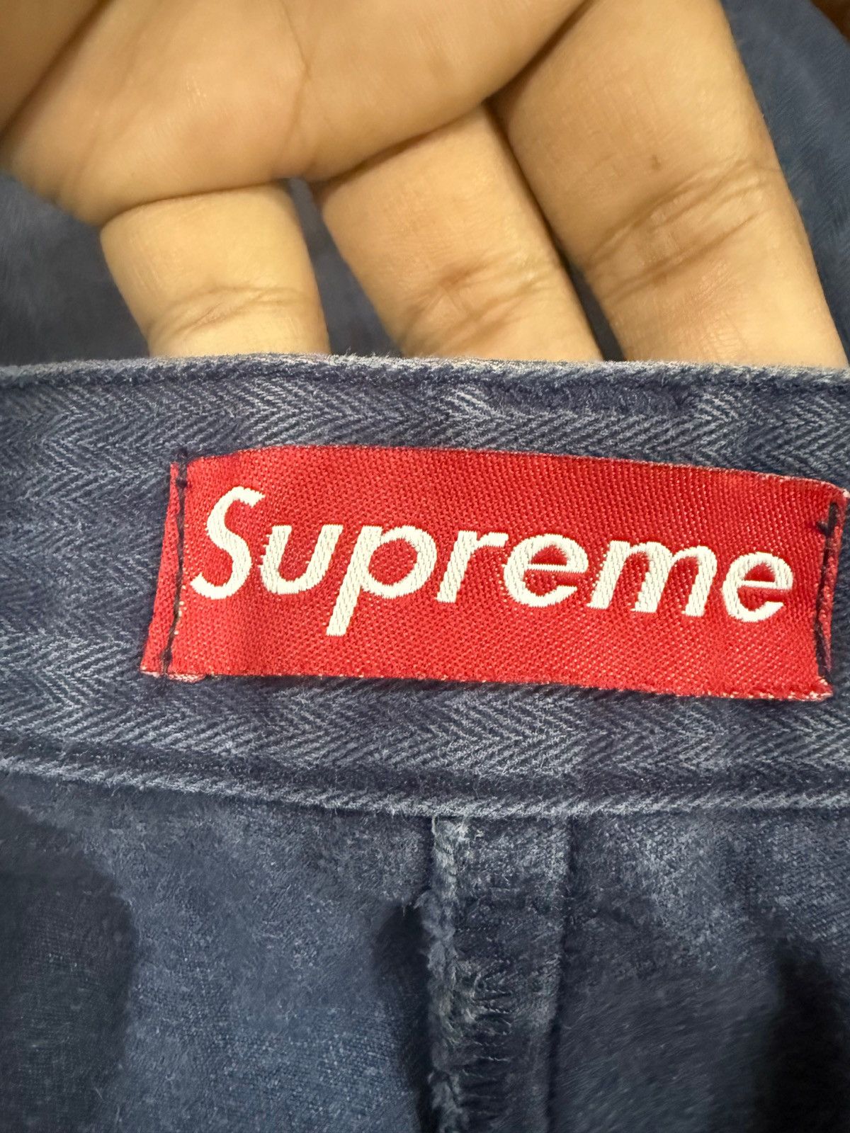 Supreme Vintage Supreme Shorts Pants Herringbone Made in USA Size 38 Size US 38 / EU 54 - 6 Thumbnail