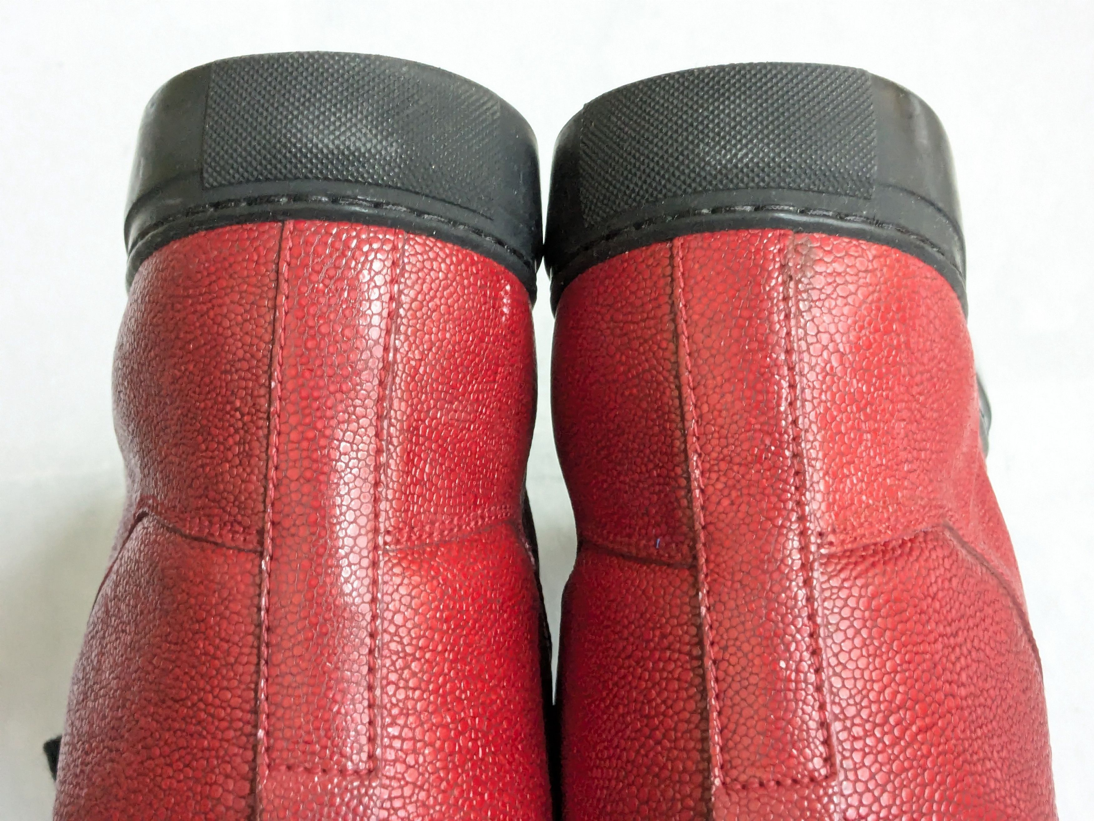 Balenciaga Balenciaga Arena Red 12 High Top Leather Black Size US 12 / EU 45 - 11 Thumbnail