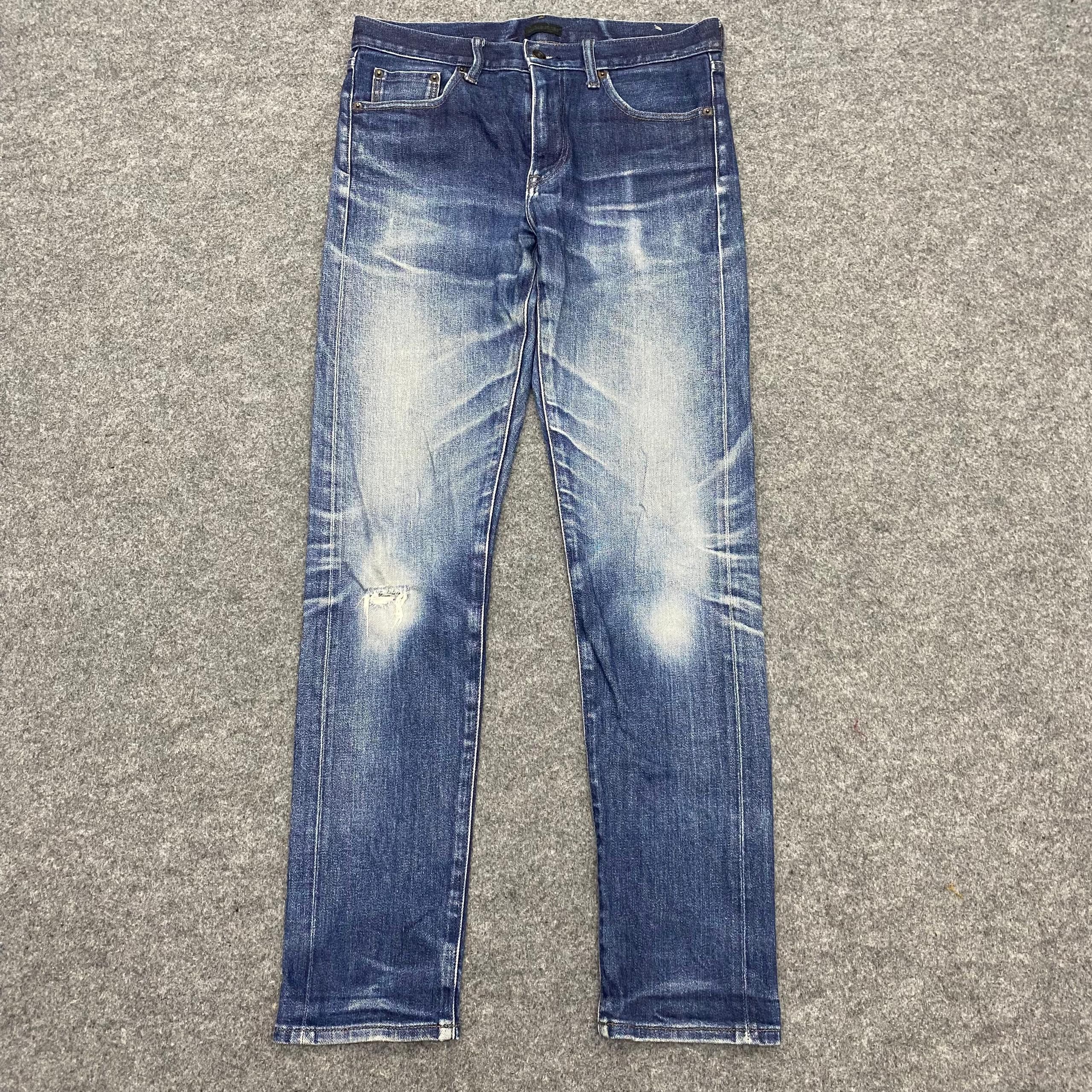 Japanese Brand 💥Best Offer💥Vintage Uniqlo Slim Fit Denim Size US 32 / EU 48 - 1 Thumbnail