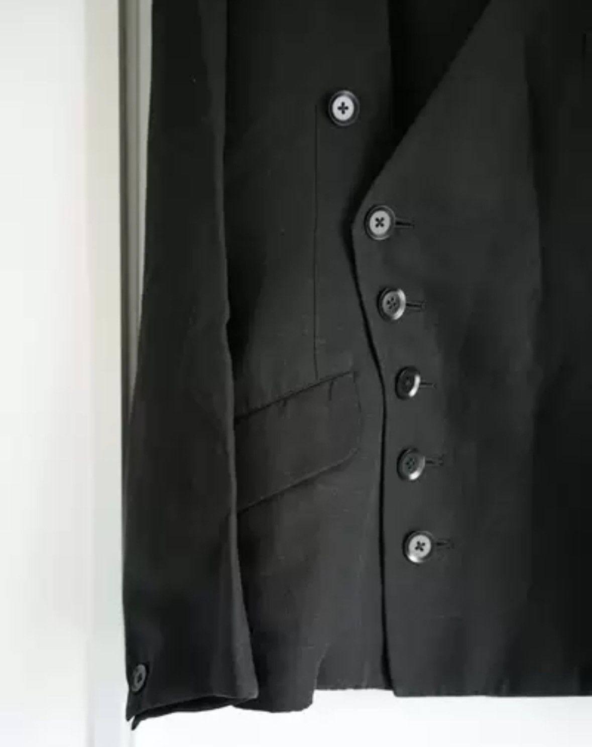 Yohji Yamamoto Yohji Yamamoto 15ss paperclip collarless tracksuit jacket Size US M / EU 48-50 / 2 - 3 Thumbnail