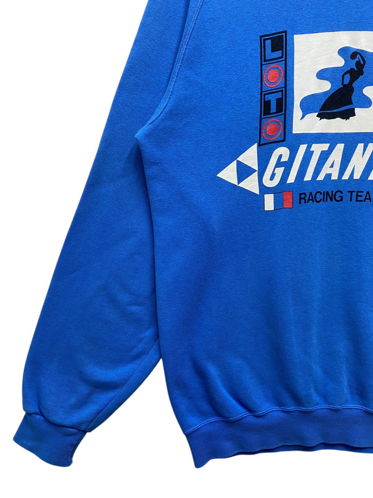 Vintage Vintage Gitanes Racing Team Sweatshirt Big Logo Size M Size US M / EU 48-50 / 2 - 4 Thumbnail