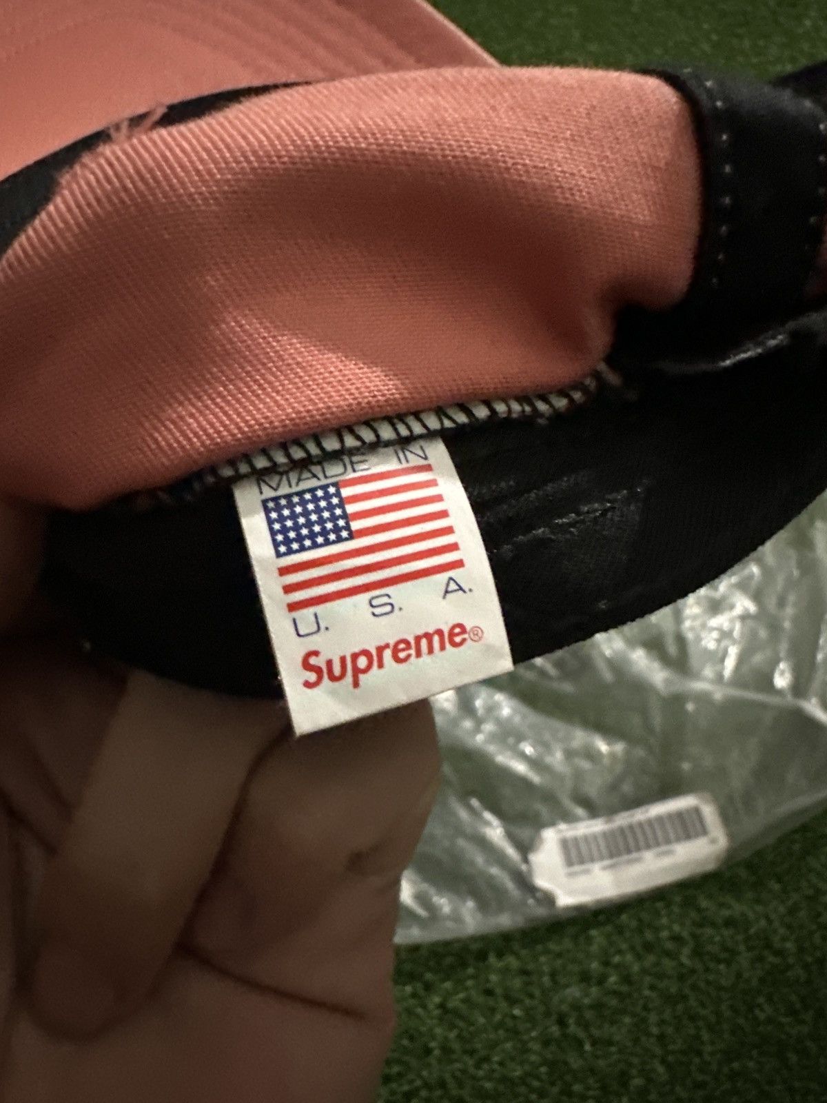 Supreme Supreme Washed Chino Twill Camp Cap Coral Size ONE SIZE - 5 Thumbnail