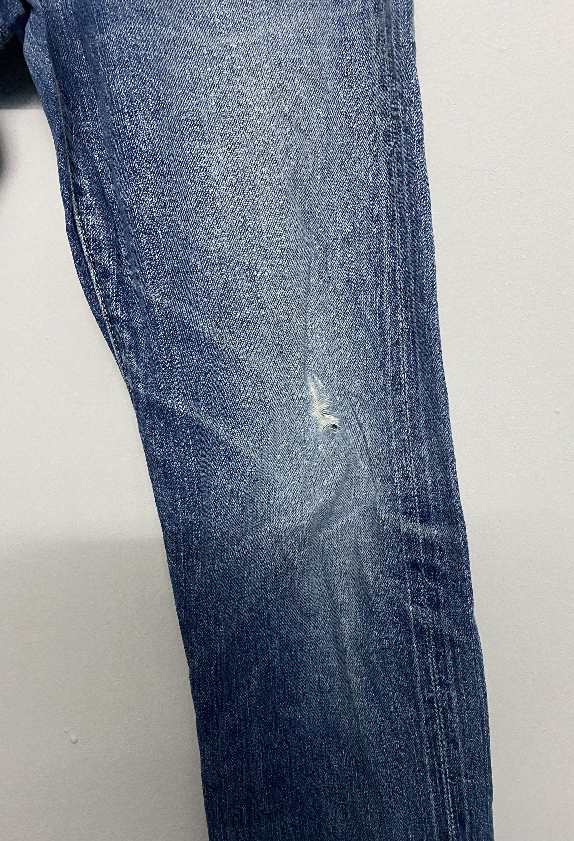 Spellbound Spellbound Japan Blue Selvedge Denim Jeans Faded Grunge Wash Size US 30 / EU 46 - 6 Thumbnail