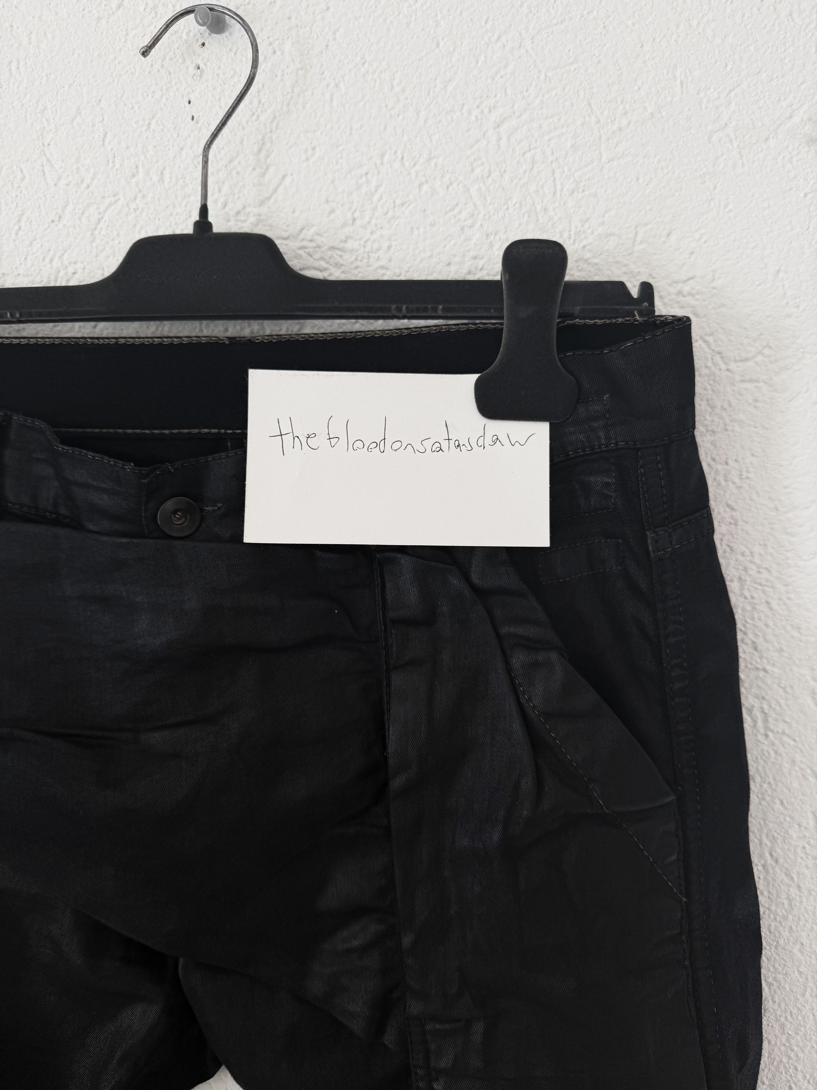 Rick Owens Drkshdw Memphis Denim Waxed coated