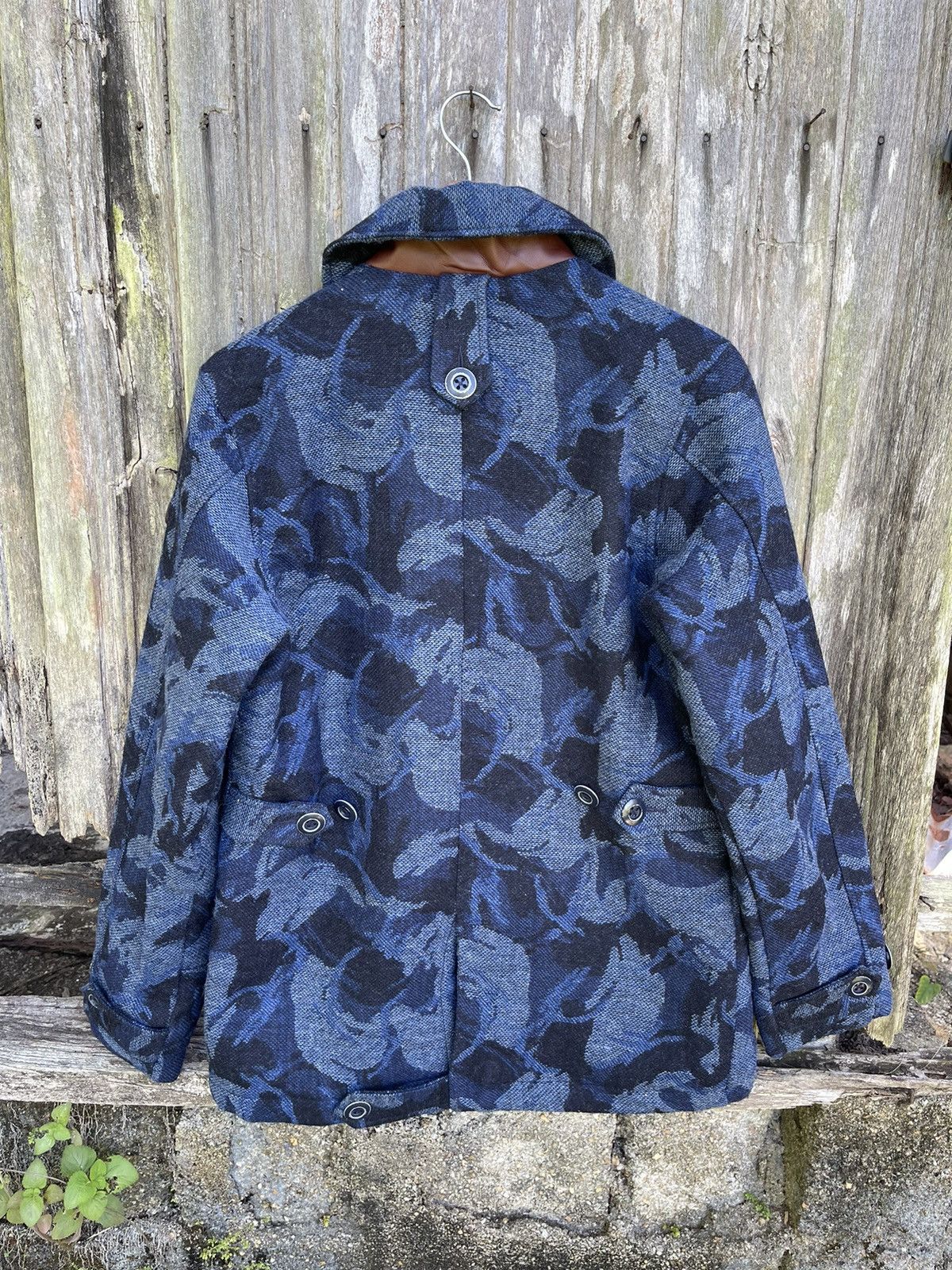 Marshall Artist Marshall Artist Camo Jacquard Peacoat - Rare UK Designer Size US S / EU 44-46 / 1 - 11 Thumbnail
