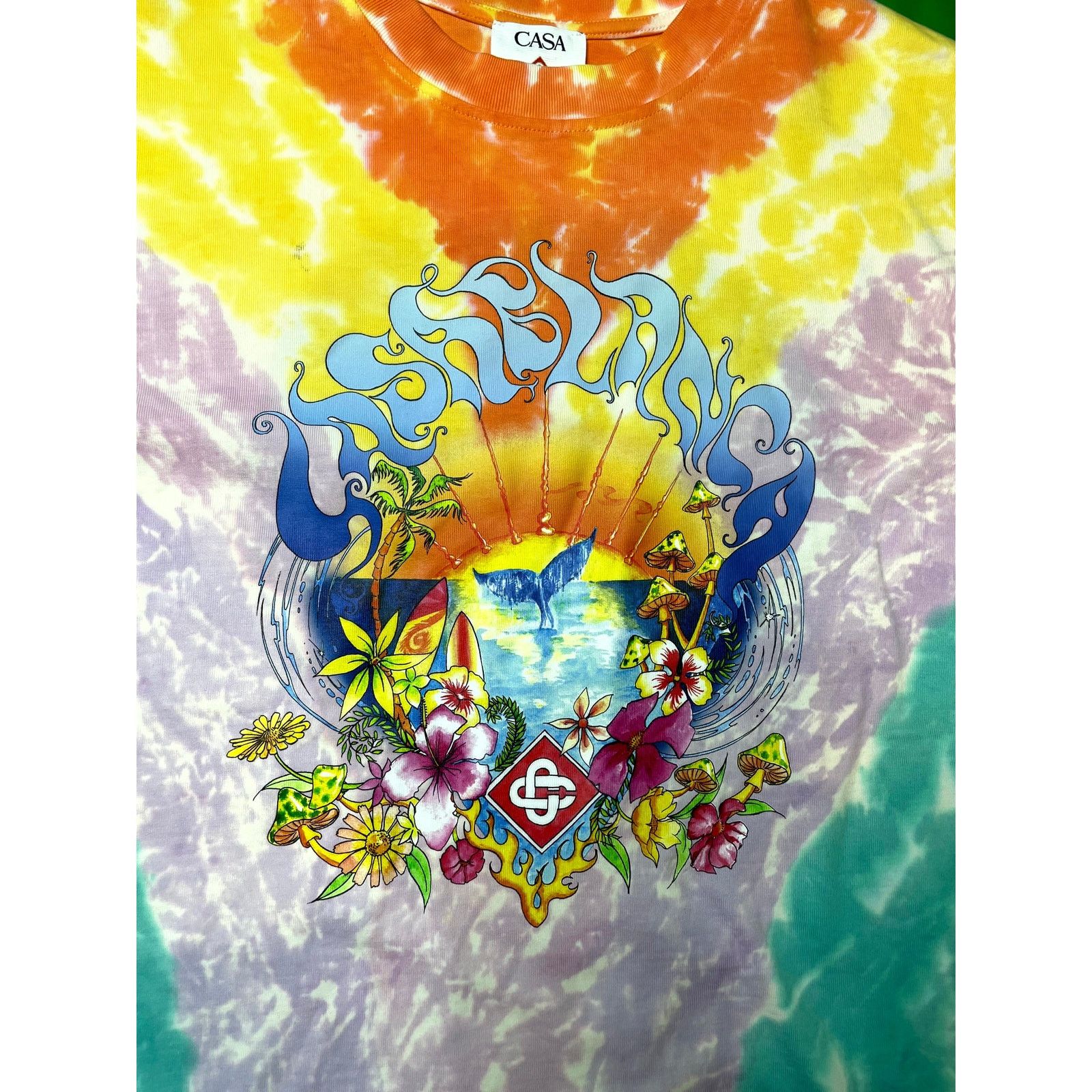 Casablanca Casablanca Surf Trip Tie Dye Multicolor Tee Size US L / EU 52-54 / 3 - 3 Thumbnail