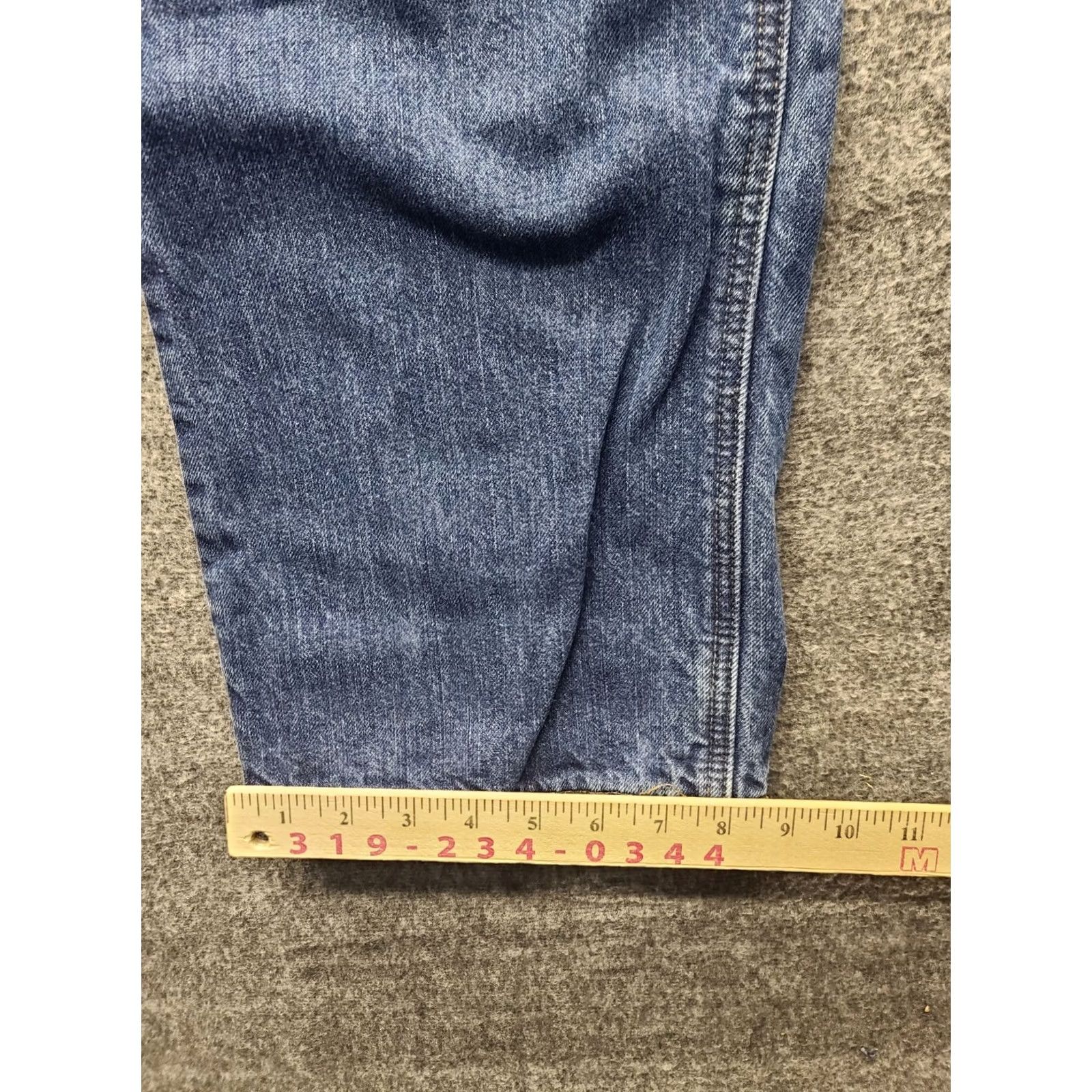 Carhartt Carhartt Jeans Womens 16x32 Regular Flannel Lined Straight Leg Blue 100% Cotton Workwear Mens? No. Size 38" / US 16 / IT 52 - 7 Thumbnail