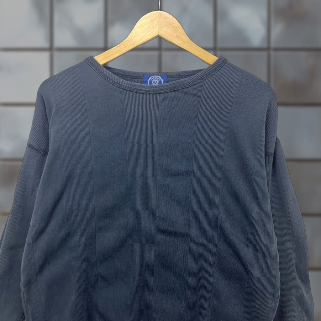 Gap VINTAGE Gap Shirt Mens Long Sleeve M Black 90s Made in Hong Kong Size US M / EU 48-50 / 2 - 1 Thumbnail