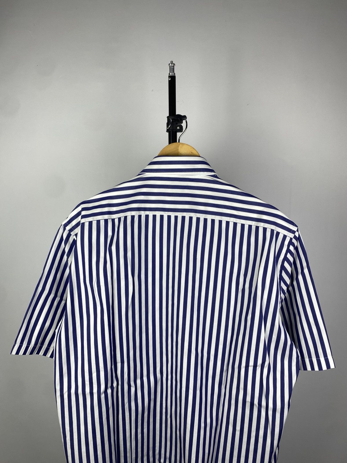 Designer × Paul & Shark Vintage Paul & Shark Yachting Stripped Shirt Button Up Size US XL / EU 56 / 4 - 6 Thumbnail