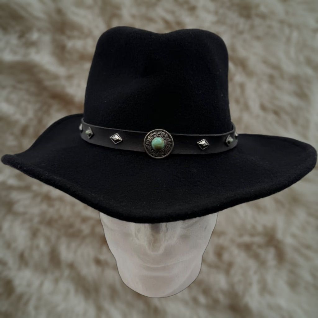 Cody James Cody James Santa Ana 100% Wool Western Cowboy Hat Size S Black Size ONE SIZE - 1 Thumbnail