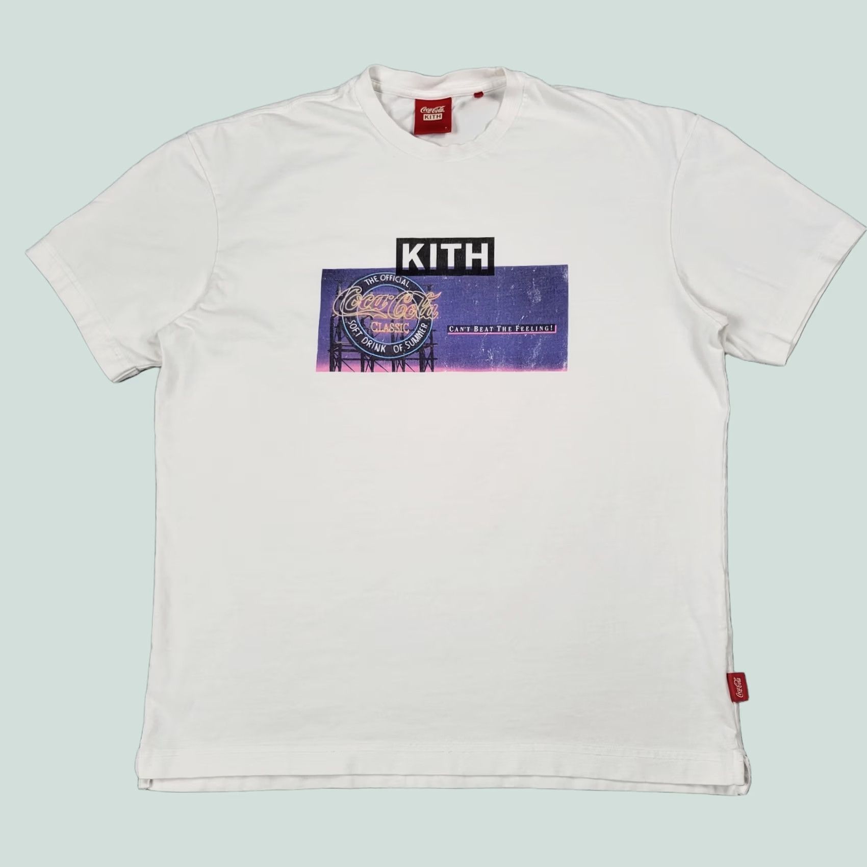 Kith Kith Begonia Floral Serif Logo Tee Nocturnal Small | Grailed