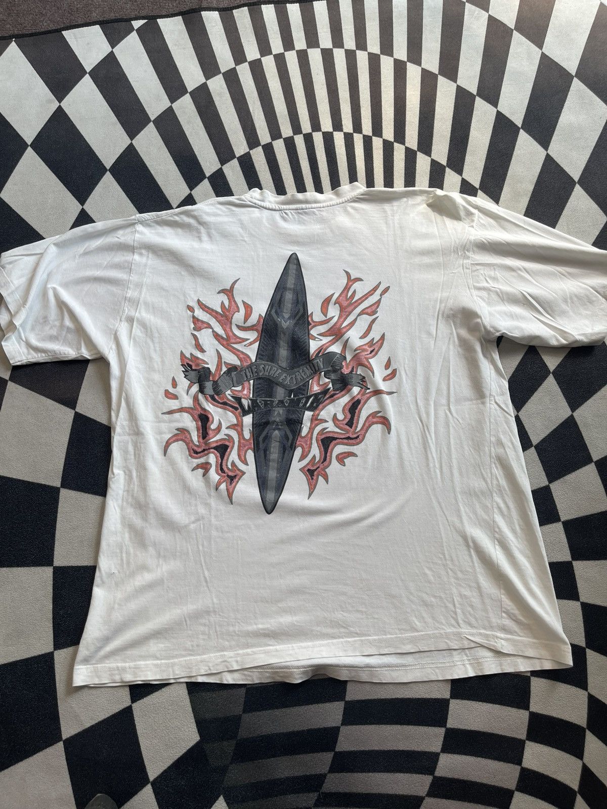 Vintage Vintage Laramie "The Surf Extremity" Graphic T-Shirt 90s/00s Size US XL / EU 56 / 4 - 1 Thumbnail