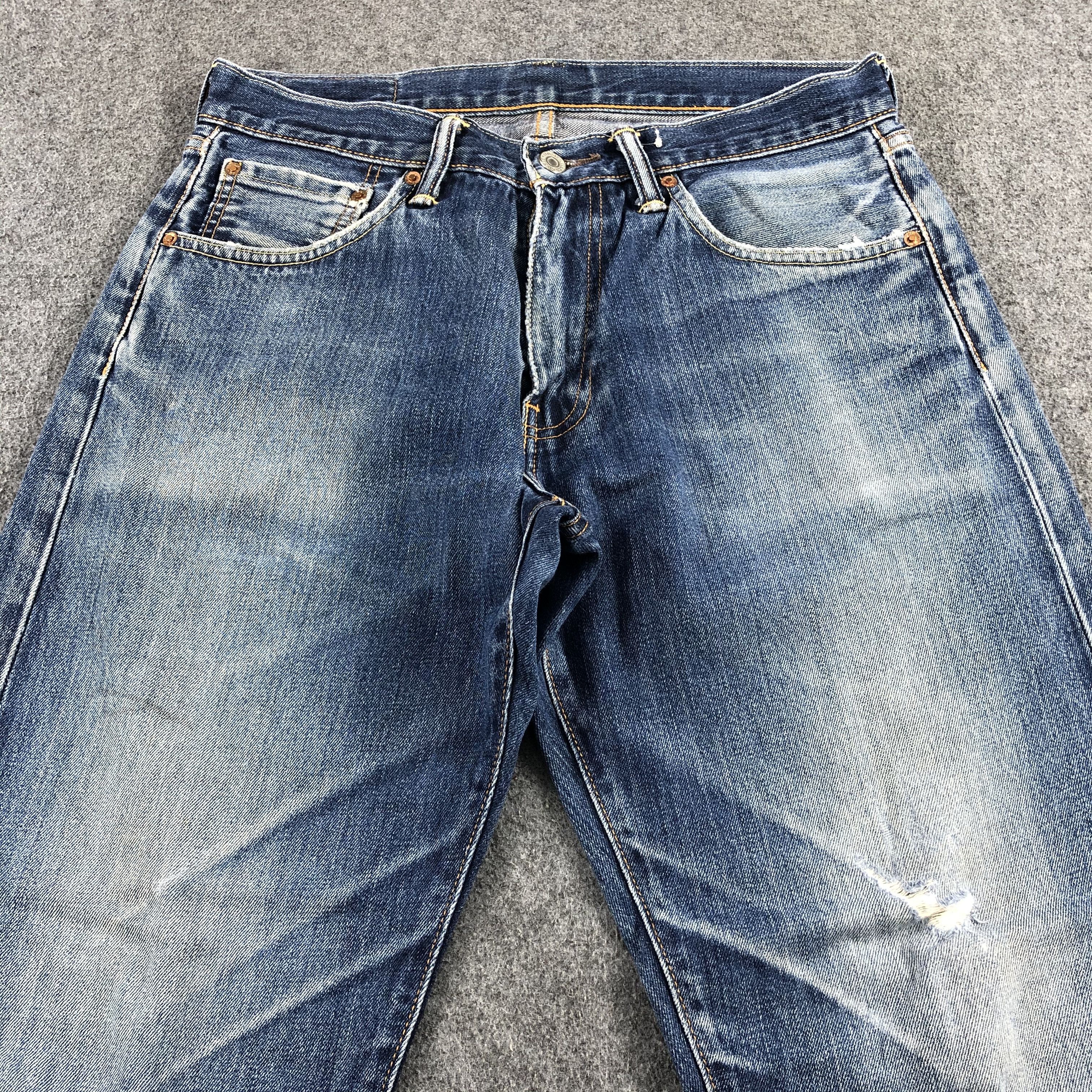Levi's Vintage Blue Wash Levis 503 Jeans-J1914 Size US 33 - 3 Thumbnail