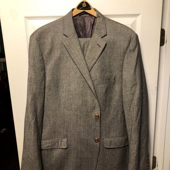 Ralph Lauren Ralph Lauren men's 100%wool 2pc suit size:46R pants:43/33 Size 46R - 9 Thumbnail