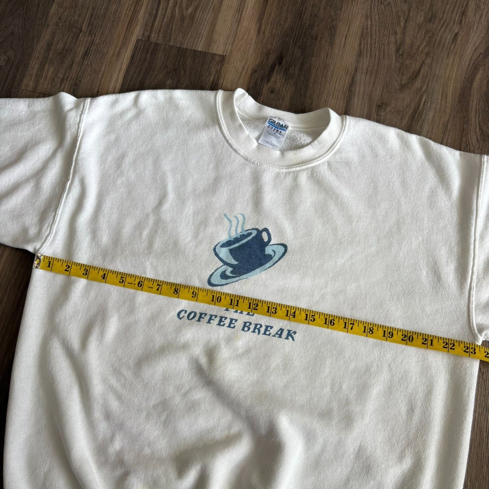Vintage Vintage Coffee Sweatshirt Men's Size L 1990s Worn Size US L / EU 52-54 / 3 - 3 Thumbnail