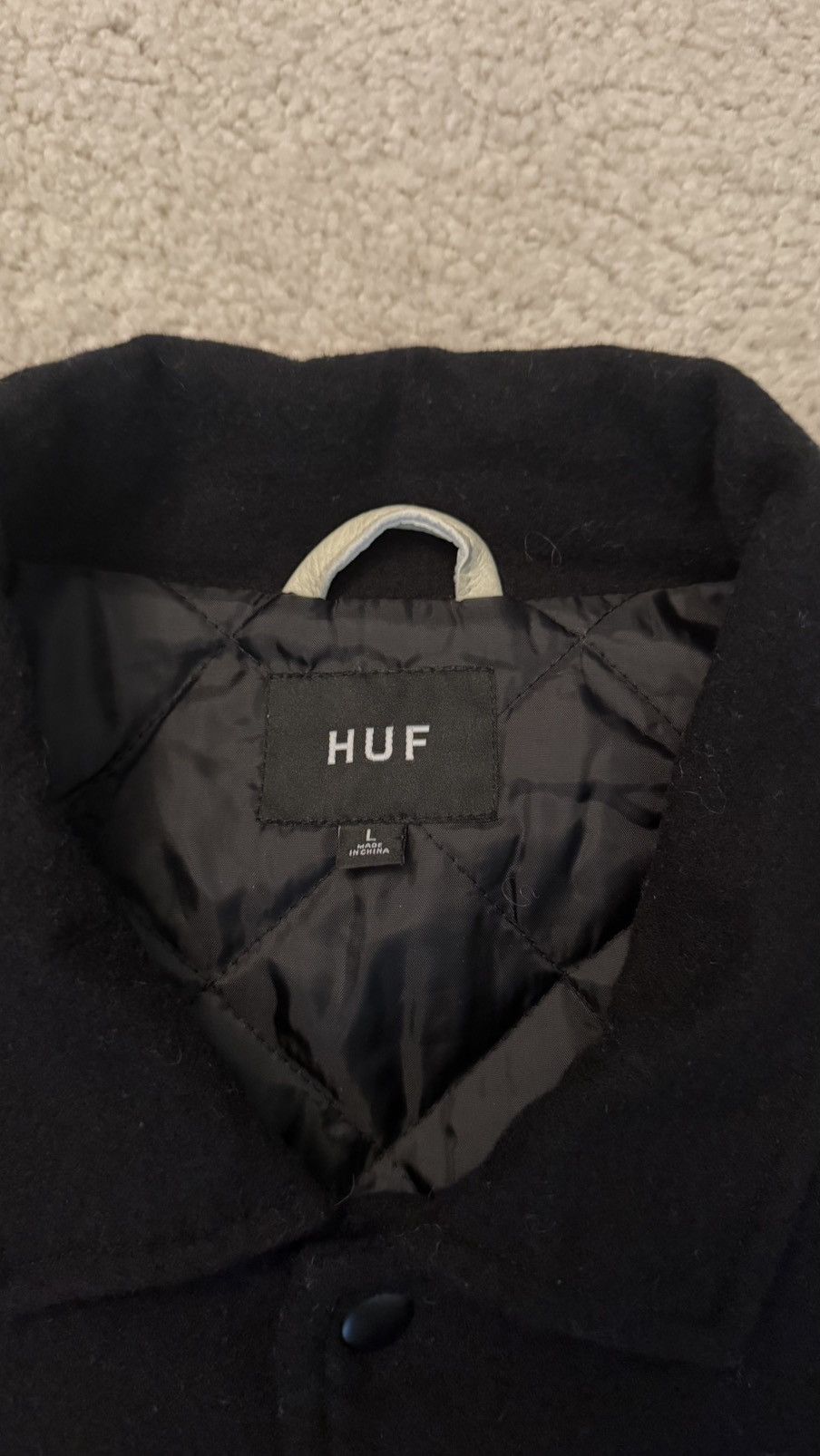 Huf HUF Song Varsity Jacket - Size Large Size US L / EU 52-54 / 3 - 3 Thumbnail