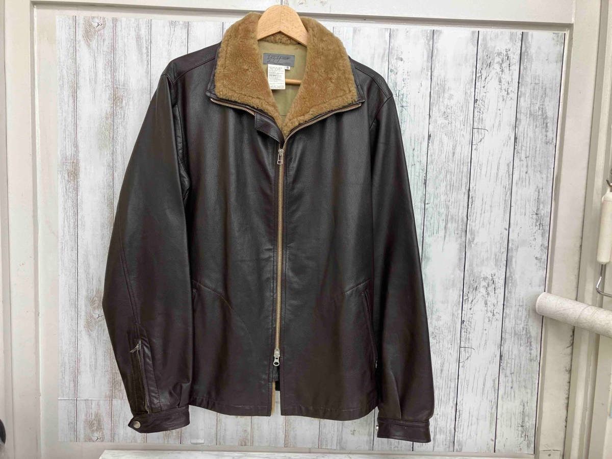 Yohji Yamamoto Yohji Yamamoto Leather Jacket Size US L / EU 52-54 / 3 - 2 Thumbnail
