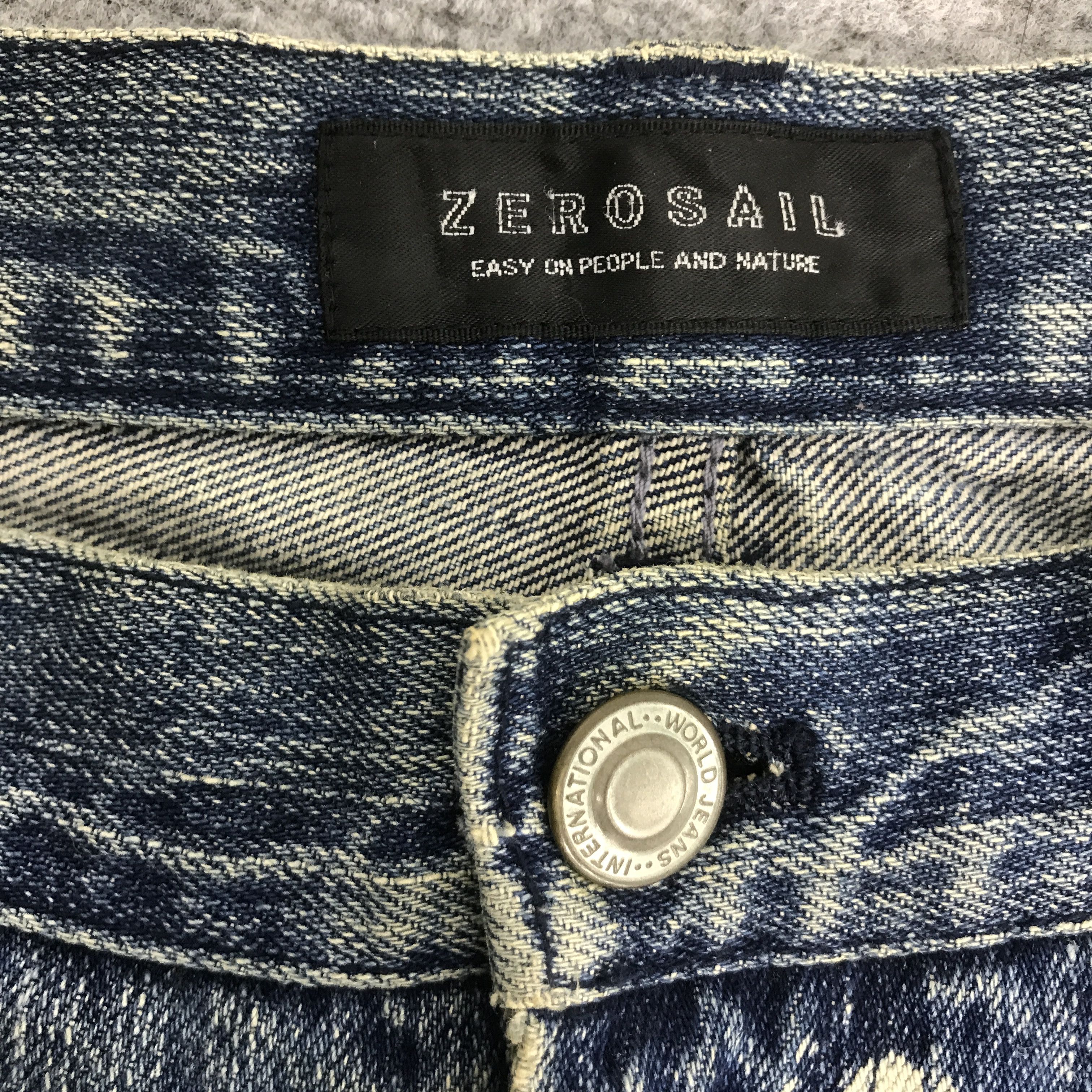 Japanese Brand ZEEROSAIL DESIGN STYLE IFSIXWASNINE DENIM PANTSK74B1 Size US 29 - 12 Thumbnail