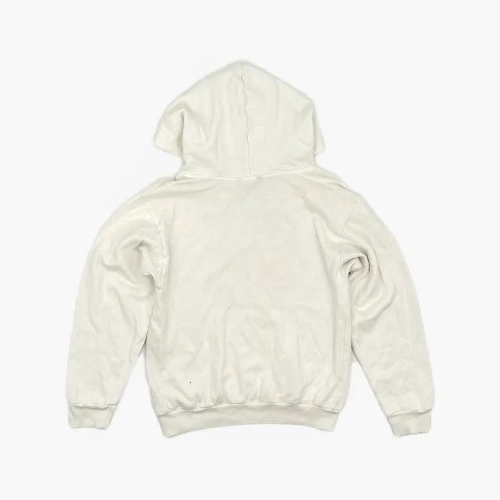 Balenciaga Balenciaga White Logo Print Hooded Sweatshirt 0079-2507 Size US M / EU 48-50 / 2 - 3 Thumbnail