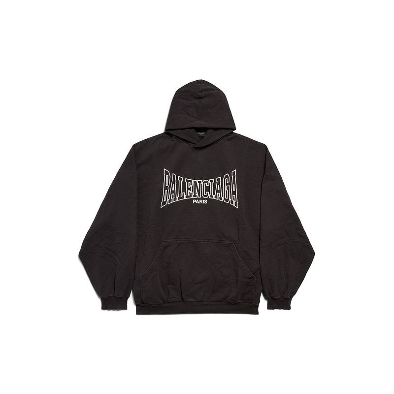 Balenciaga men's balenciaga boxing hoodie large fit in black faded Size US XS / EU 42 / 0 - 1 Thumbnail