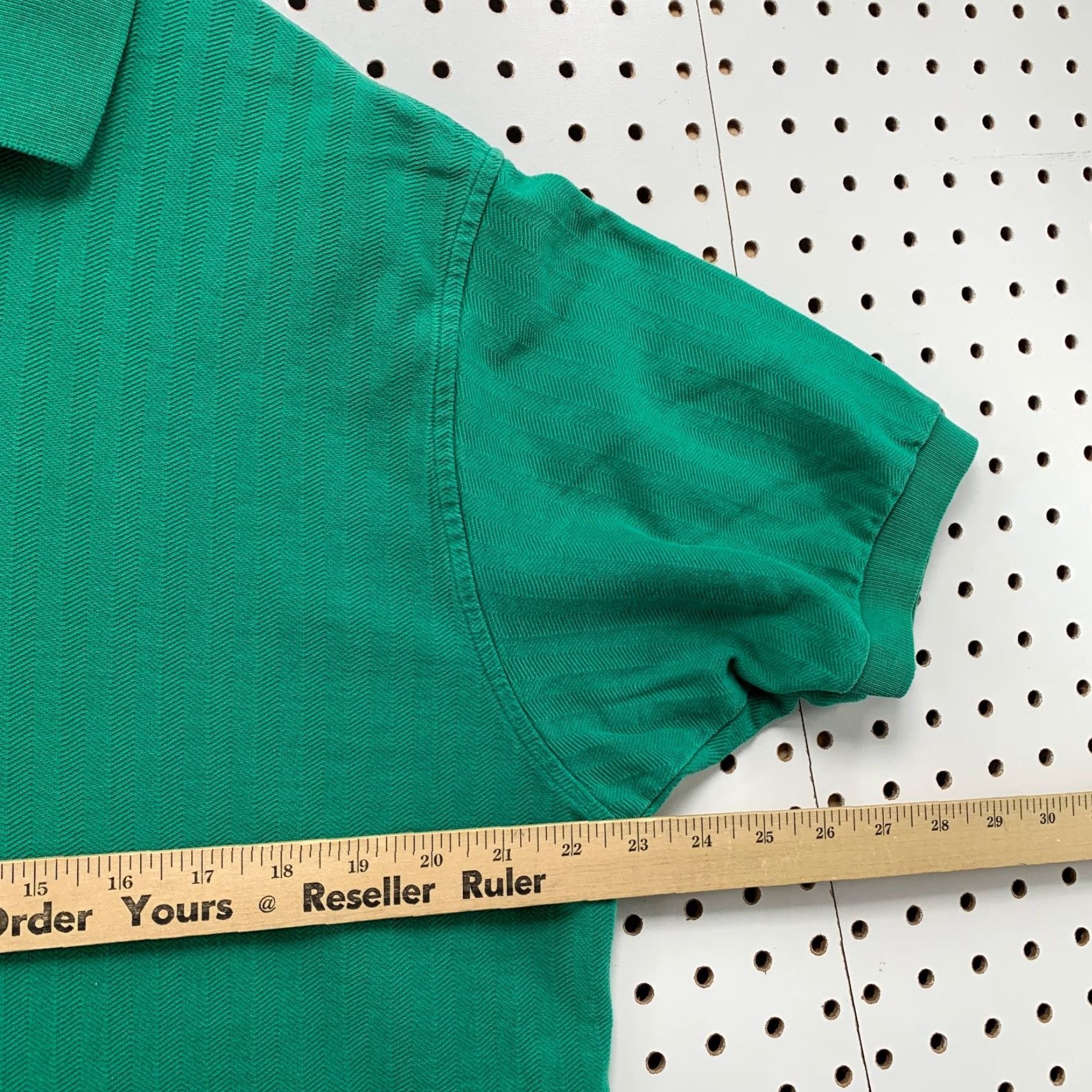 Abercrombie & Fitch VINTAGE Abercrombie & Fitch Polo Shirt Mens L Green Short Sleeve Button Collared Knit Casual 90s Event Logo Mens Size US L / EU 52-54 / 3 - 7 Thumbnail