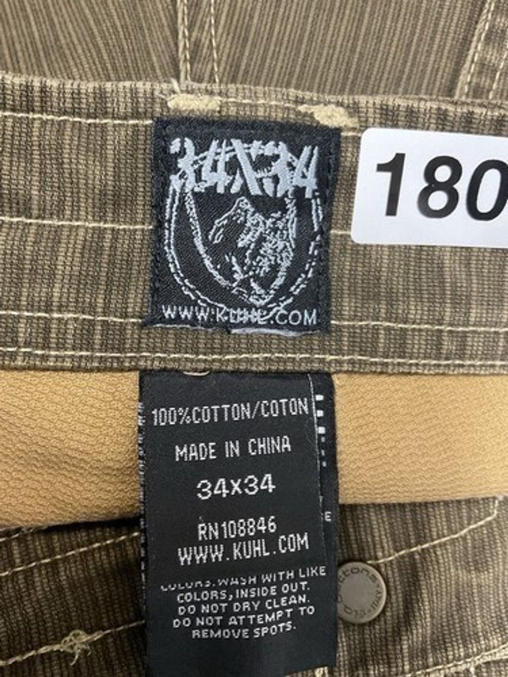 Kuhl Kuhl The Brown Knockabout Canvas Cargo Rydr Pants Men 34x34 Size US 34 / EU 50 - 2 Thumbnail