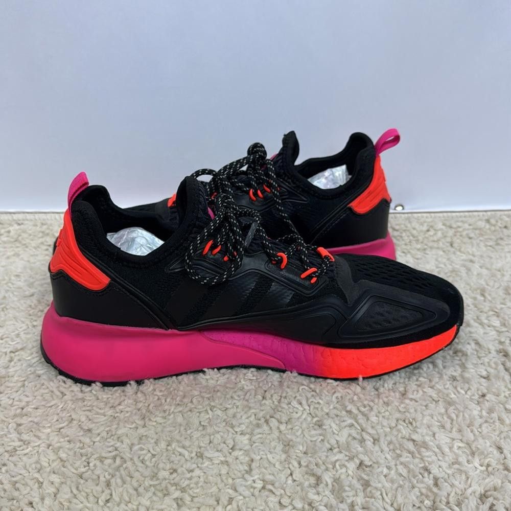 Adidas Adidas ZX 2K Boost Black Pink Sneakers Size 9 Men’s Size US 9 / EU 42 - 7 Thumbnail