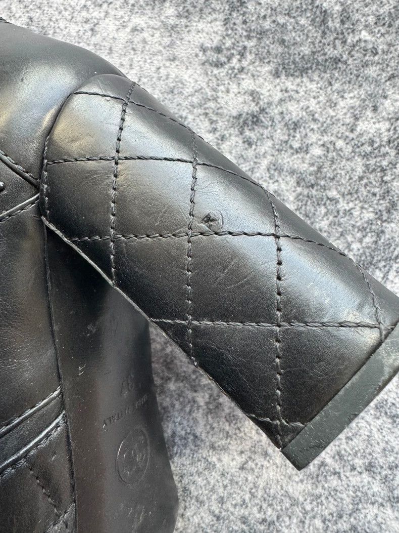 Chanel Chanel Black Quilted High Heel Shoes -2505 Size US 7.5 / EU 40-41 - 5 Thumbnail
