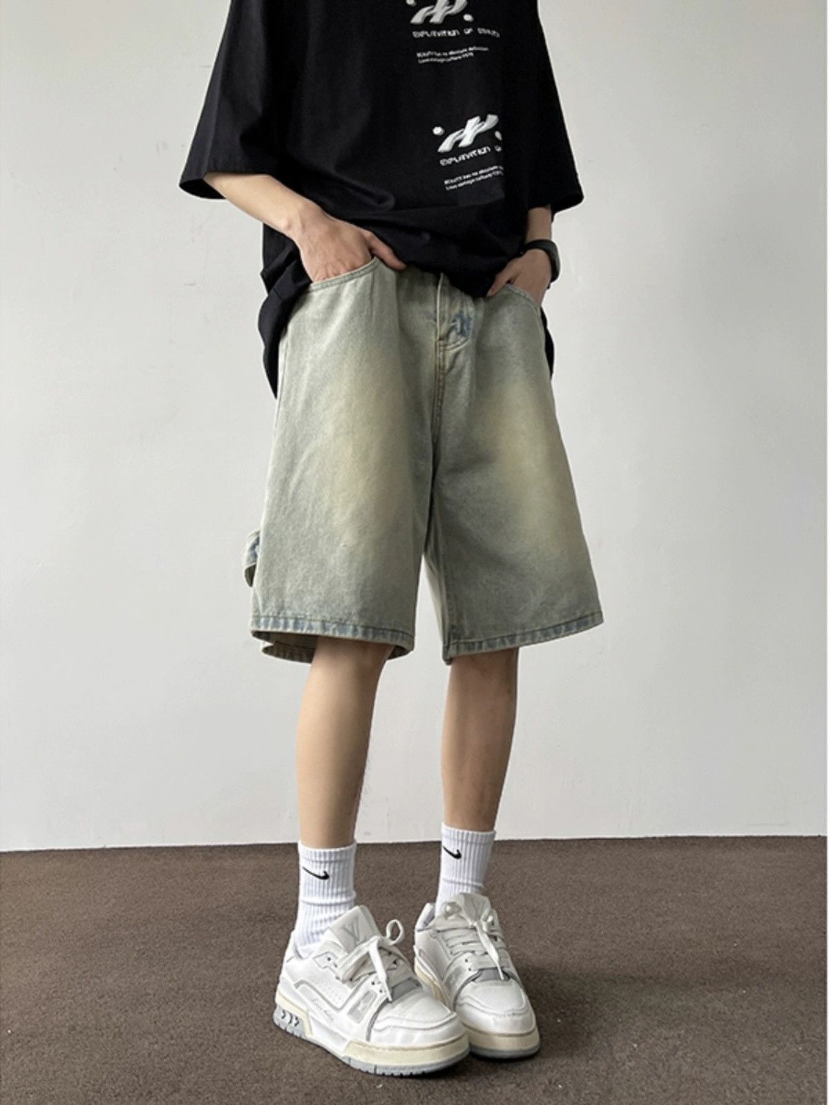 Japanese Brand × Jean Retro zippered casual denim shorts Size US 32 / EU 48 - 2 Thumbnail