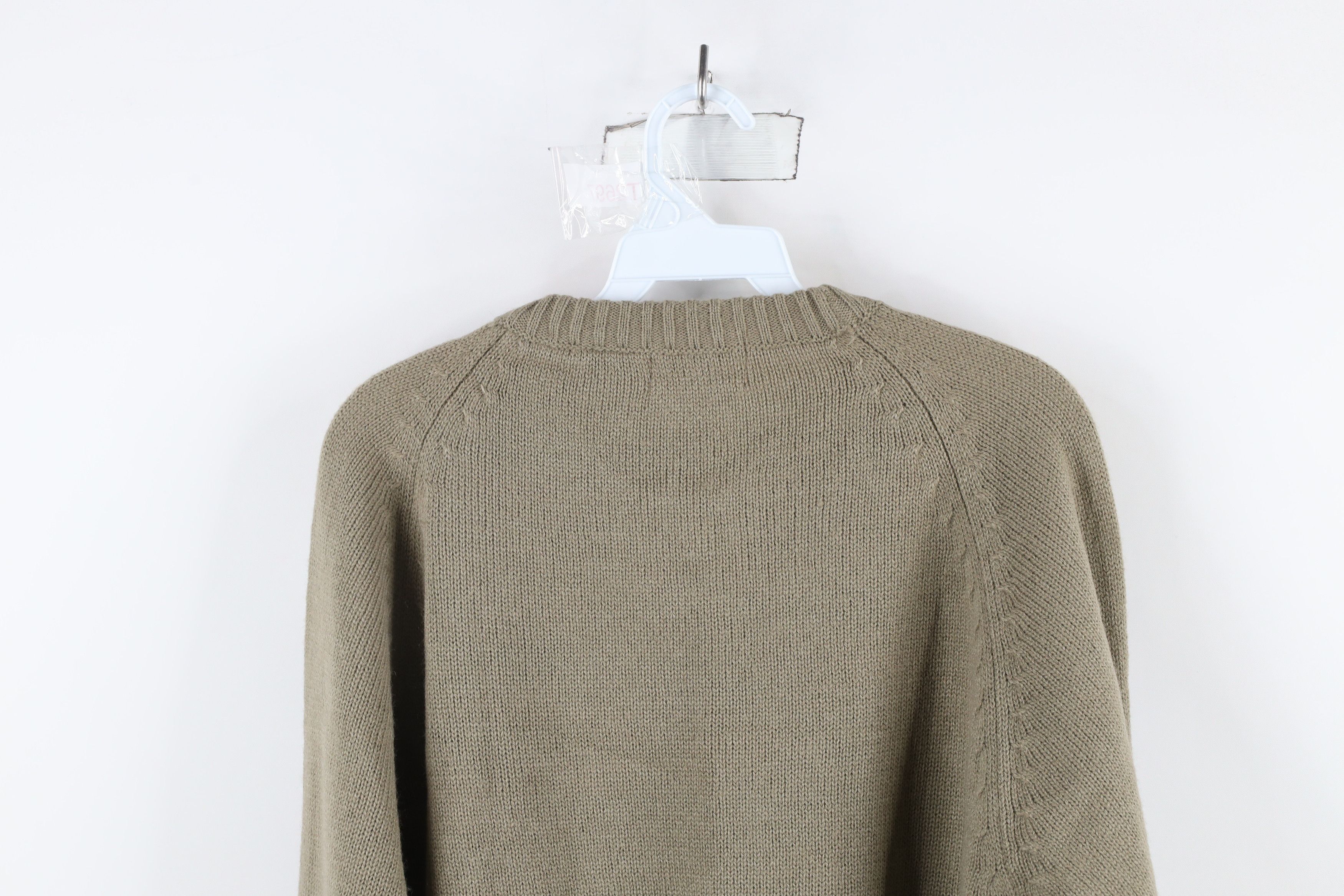Vintage Deadstock Vintage 70s Streetwear Crewneck Sweater Beige Size US XL / EU 56 / 4 - 8 Thumbnail