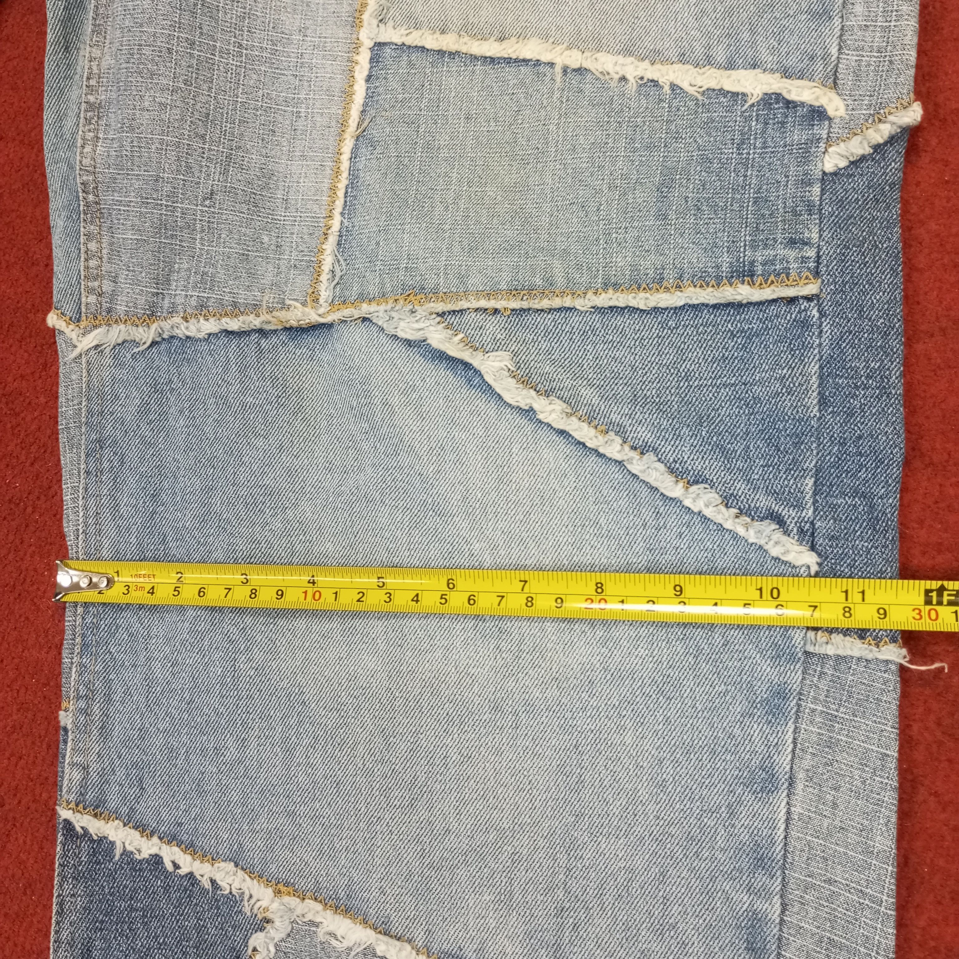 VIBE Vibes Gold Label Rare Fashion Patchwork Style Jeans Size US 34 / EU 50 - 10 Thumbnail
