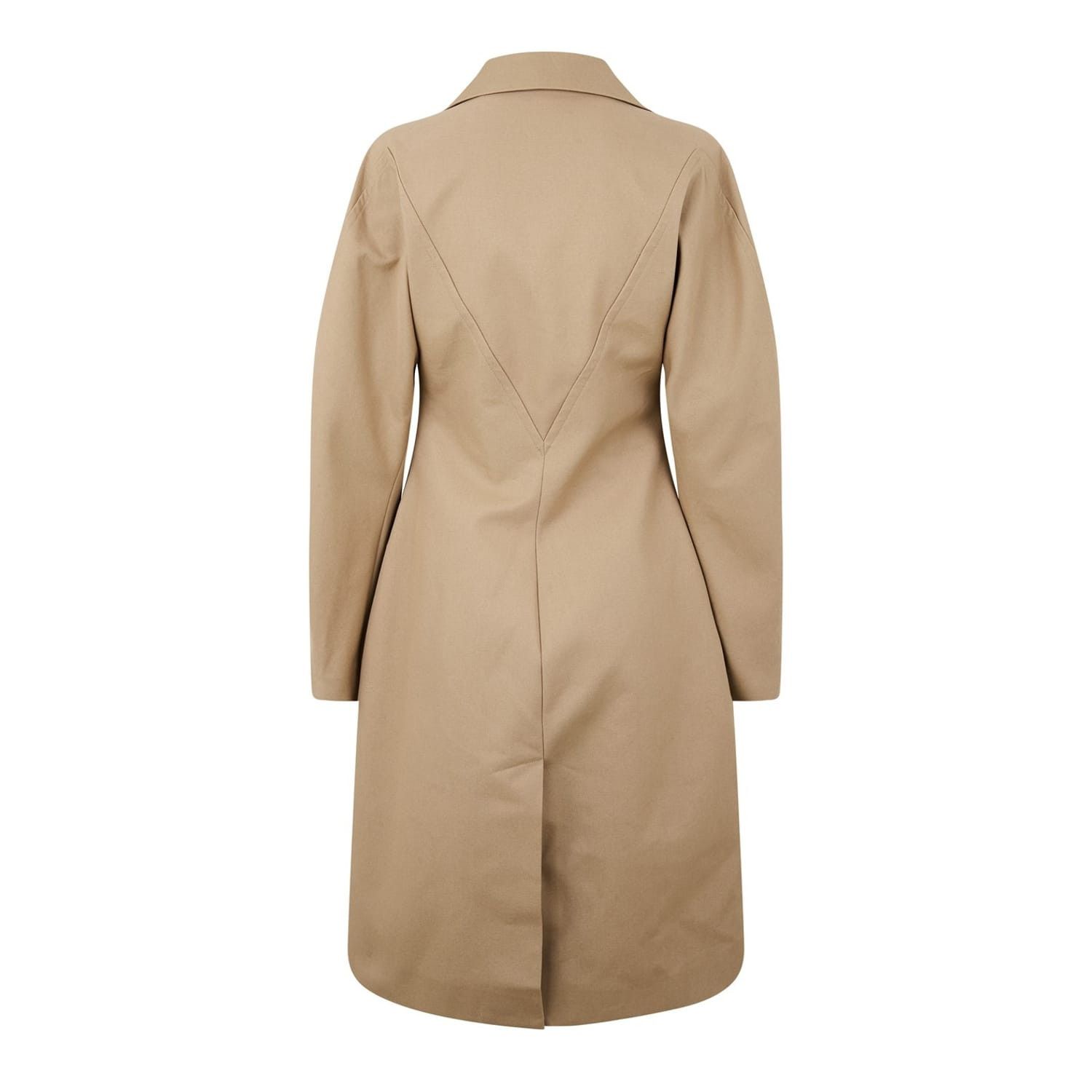 Bottega Veneta Bottega Veneta Relaxed Fit Coat in Beige Size XS / US 0-2 / IT 36-38 - 2 Thumbnail