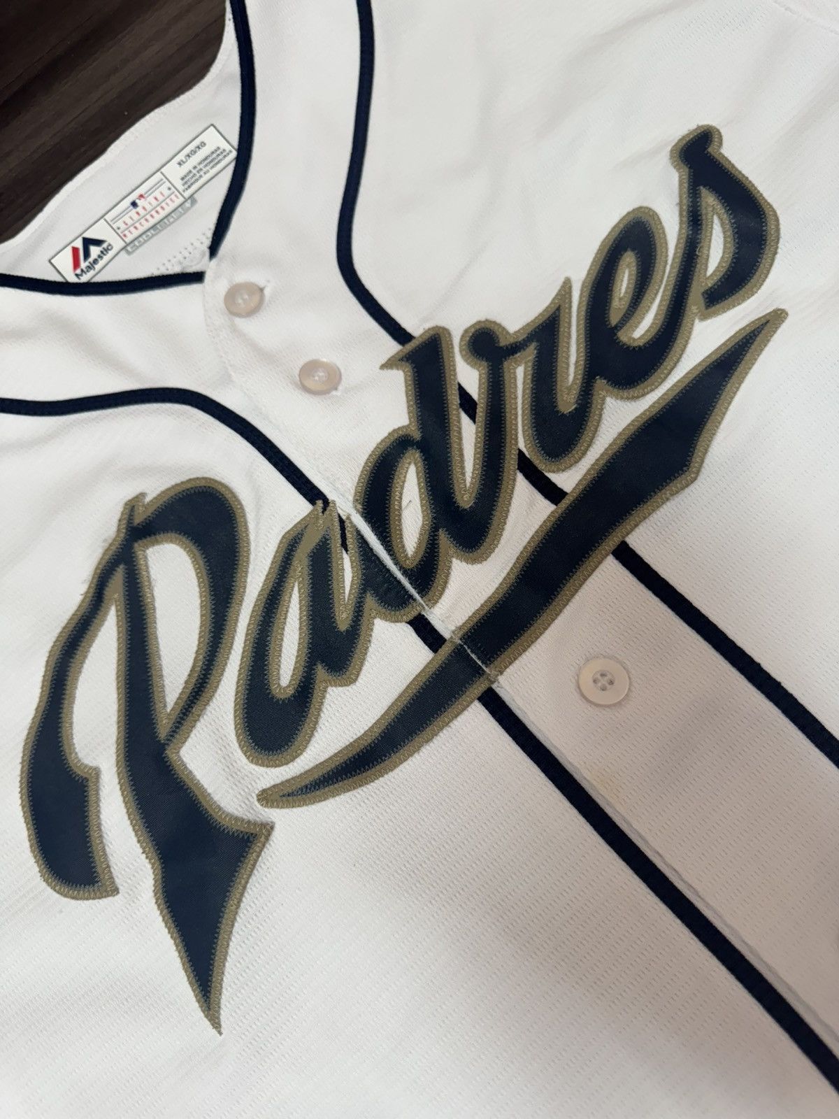 Majestic San Diego Padres DAHLSON #37 2012-15 MLB Stitched Jersey Size US XL / EU 56 / 4 - 3 Thumbnail