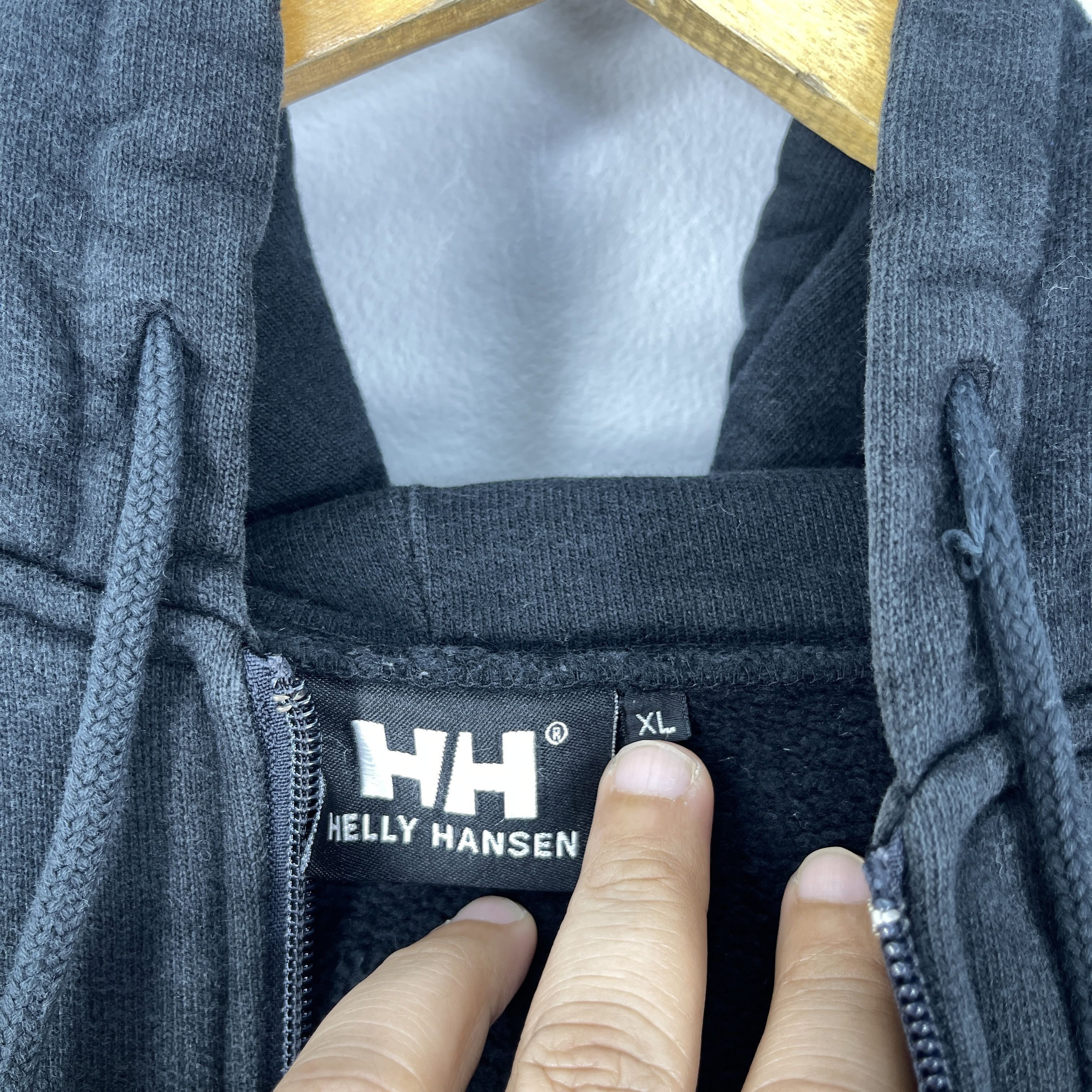 Helly Hansen Vintage 1990s HELLY HANSEN Embroidery Logo Zipper Hoodie Size US XL / EU 56 / 4 - 6 Thumbnail