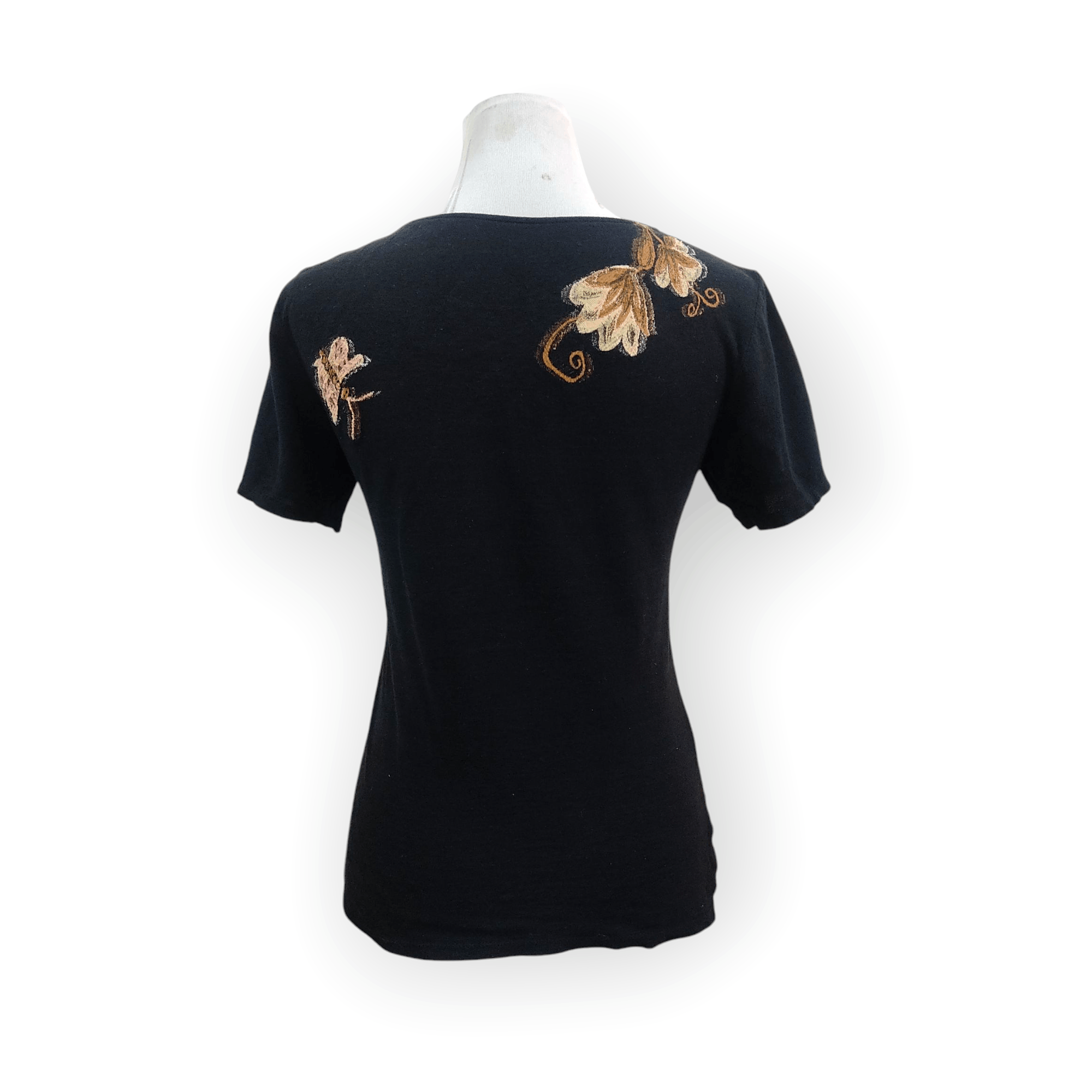 Issey Miyake HEART HAAT Issey Miyake Artistic Floral Top T-shirt Size S / US 4 / IT 40 - 3 Thumbnail