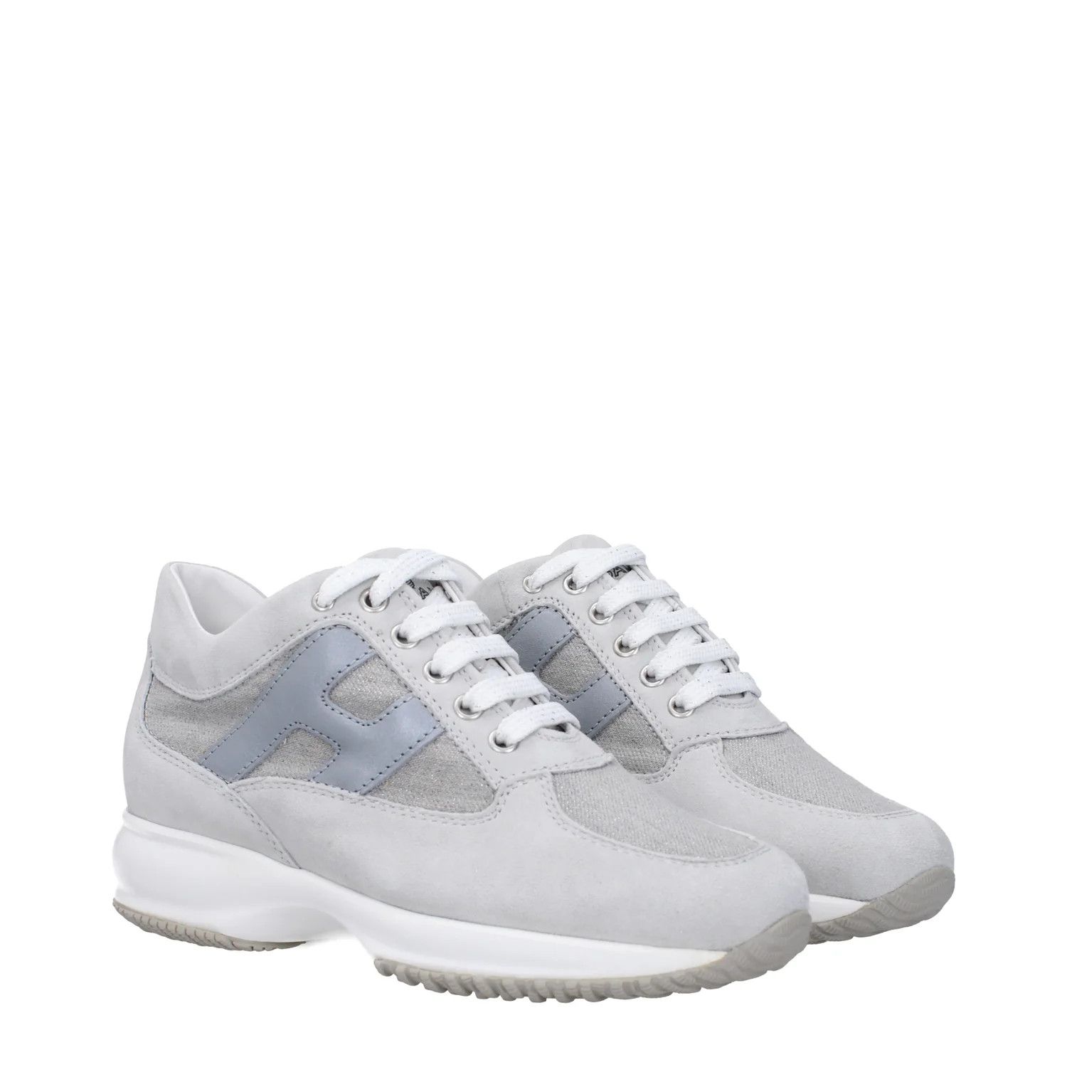 Hogan ob1o1e1124 Suede Sneakers in Gray Size US 8 / IT 38 - 2 Thumbnail