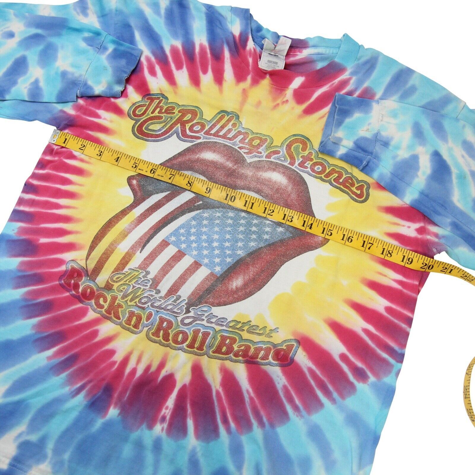 Fruit Of The Loom Vintage 1997/97 Rolling Stones "Bridges to Babylon" T Shirt Size US L / EU 52-54 / 3 - 4 Thumbnail