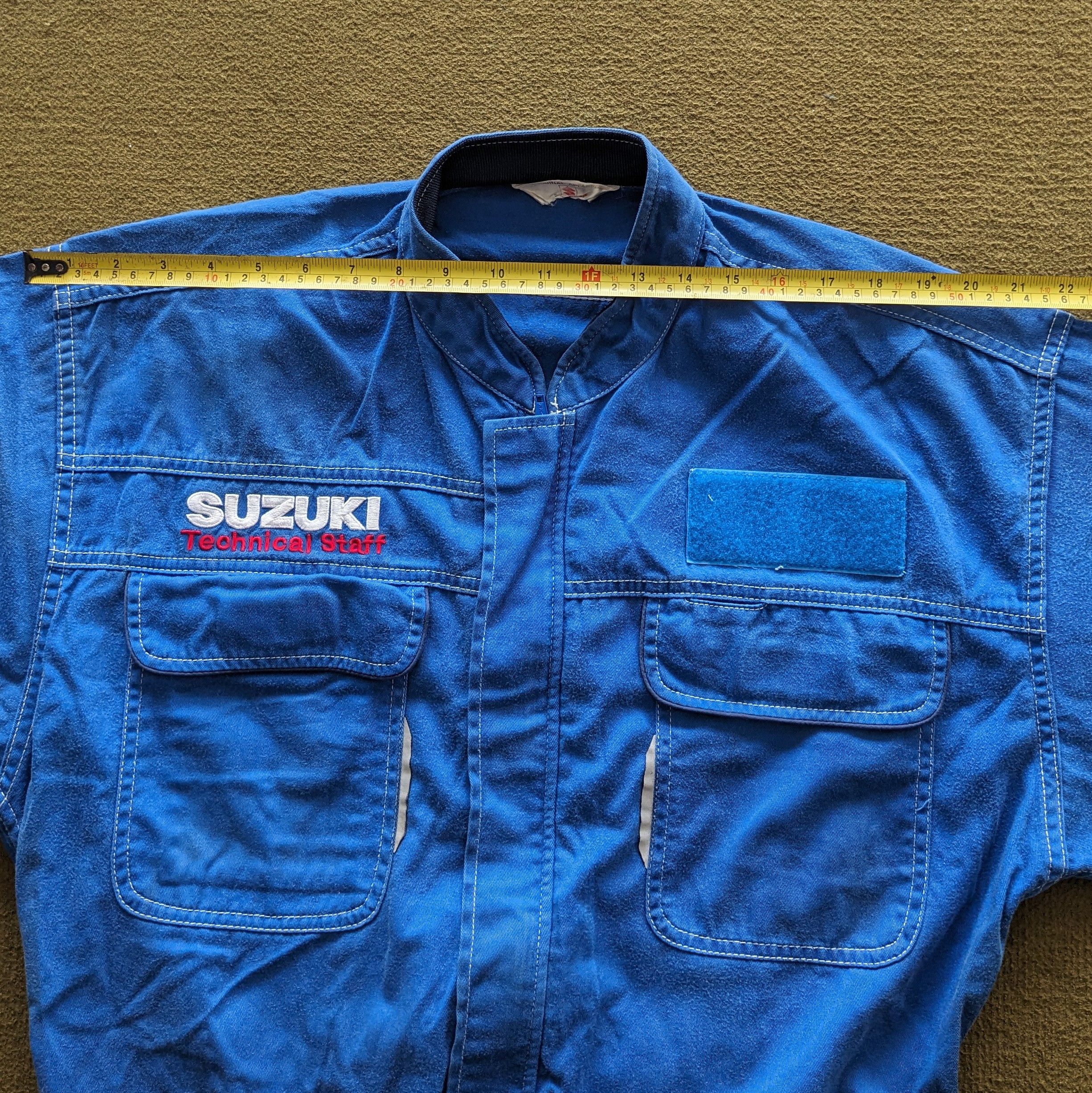 Vintage Vintage SUZUKI Racing Coverall Workwear Jacket Size US L / EU 52-54 / 3 - 6 Thumbnail