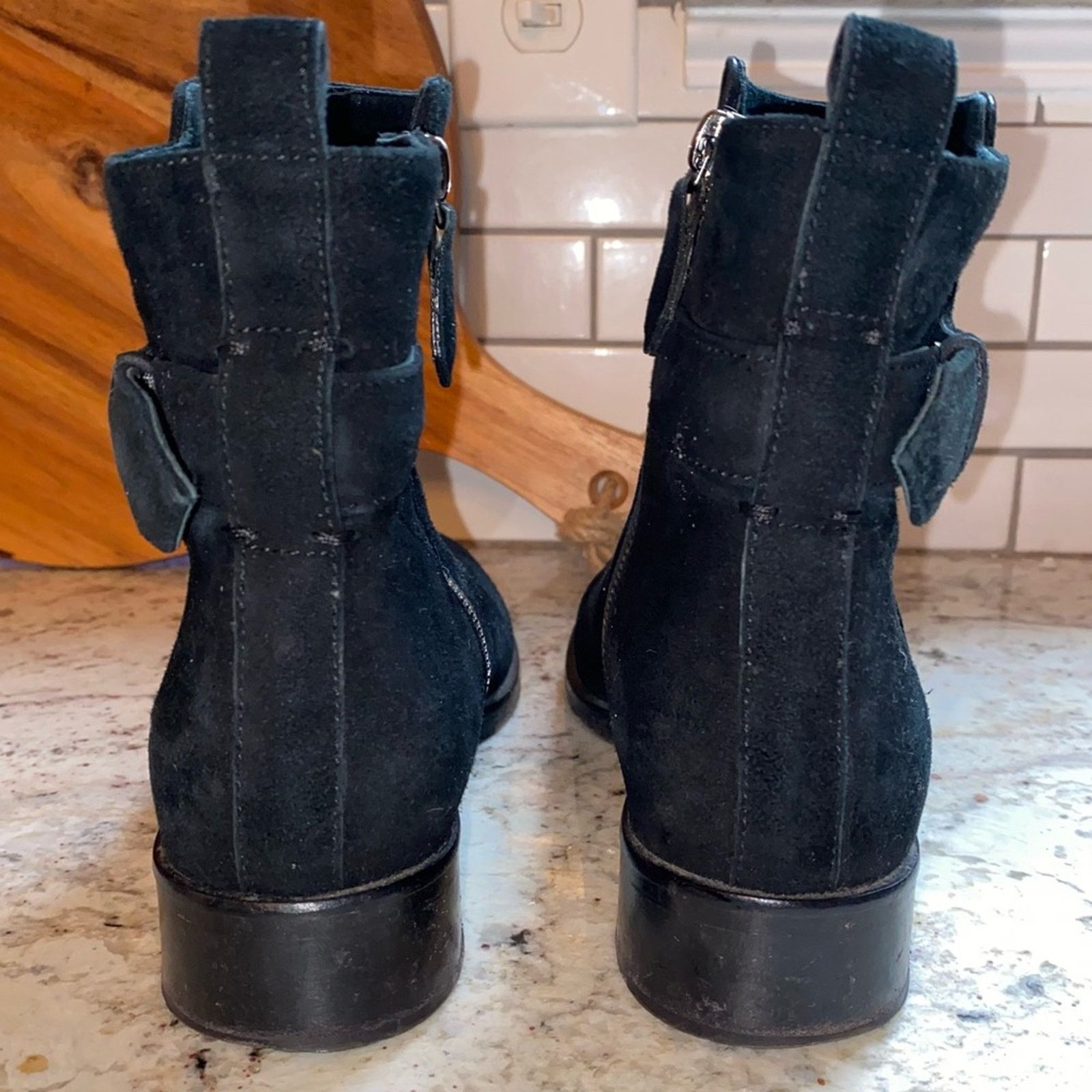 Other REED KRAKOFF $1k Blk Suede Italian Chelsea Boots 37.5 US 7.5 Size US 7.5 / IT 37.5 - 7 Thumbnail