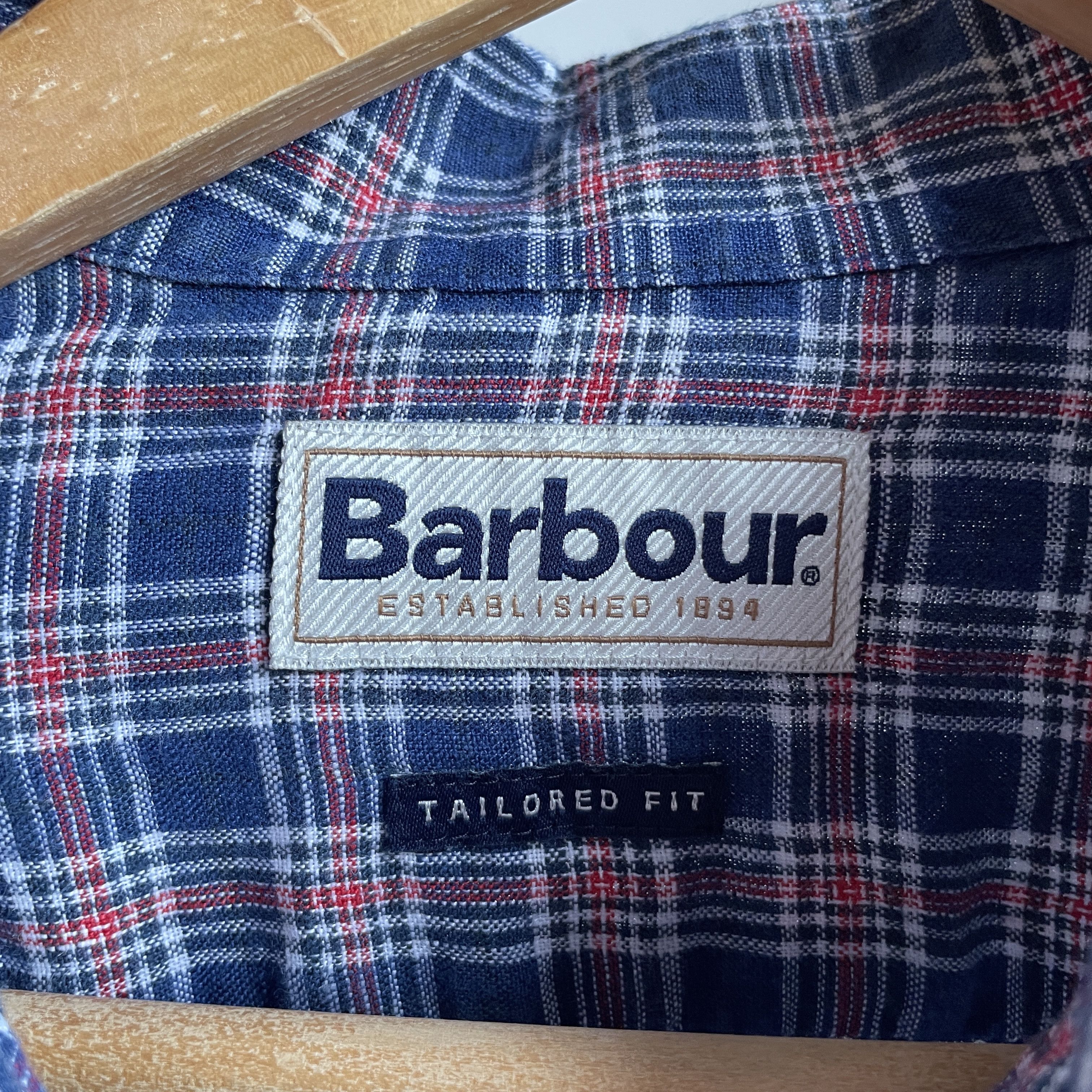 Barbour Barbour Linen Check Felix Shirt Size EUR/UK M/ US S Size US S / EU 44-46 / 1 - 5 Thumbnail