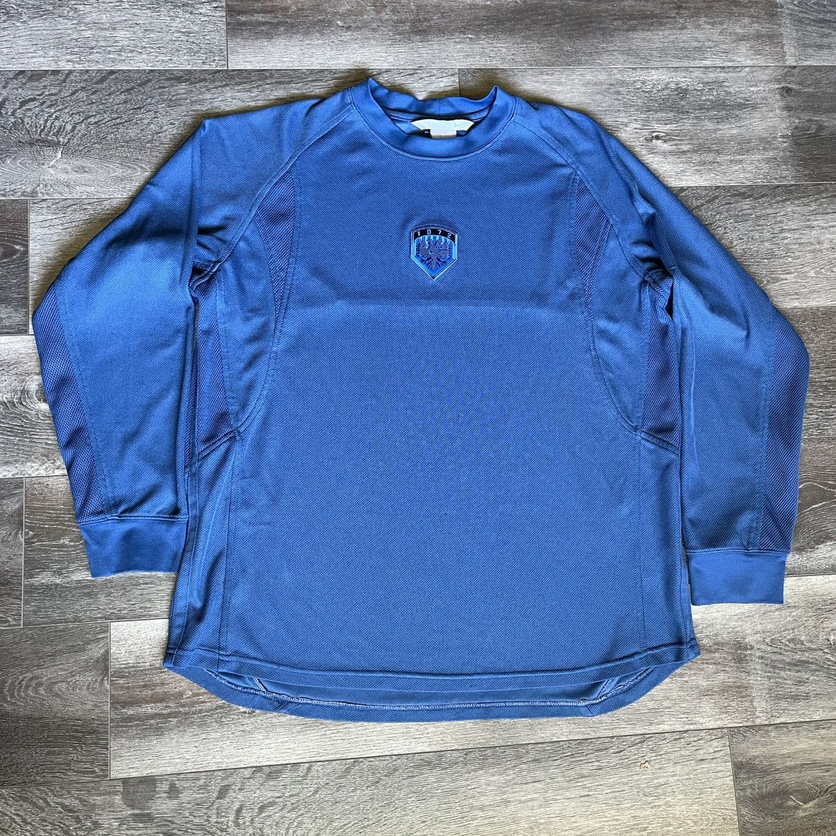 Nike Vintage Nike 1972 Double Eagle Swoosh Jersey Longsleeve Tee Size US L / EU 52-54 / 3 - 1 Thumbnail