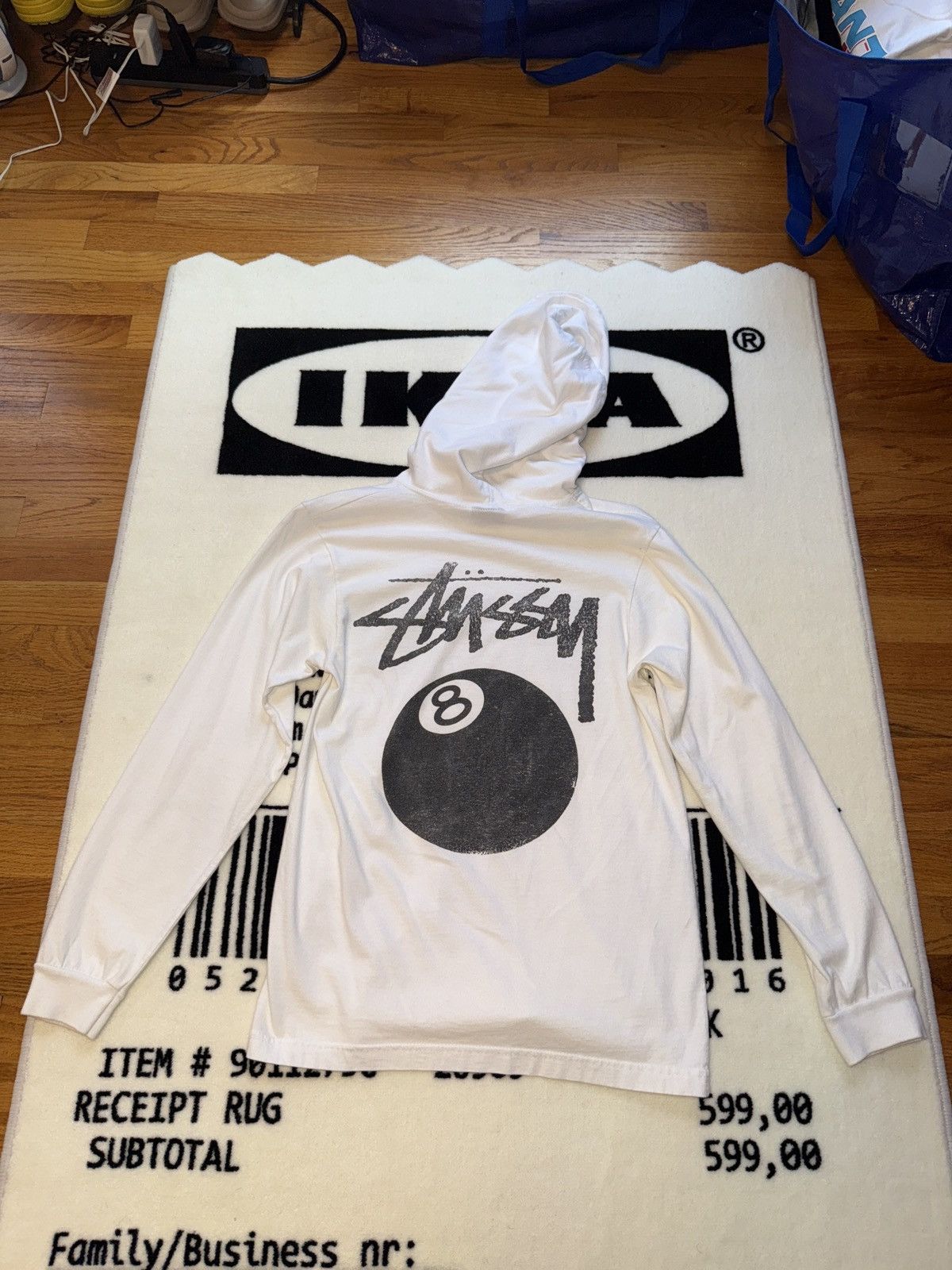 Stussy Stussy Hoodie Long Sleeve Tee Size US S / EU 44-46 / 1 - 2 Thumbnail