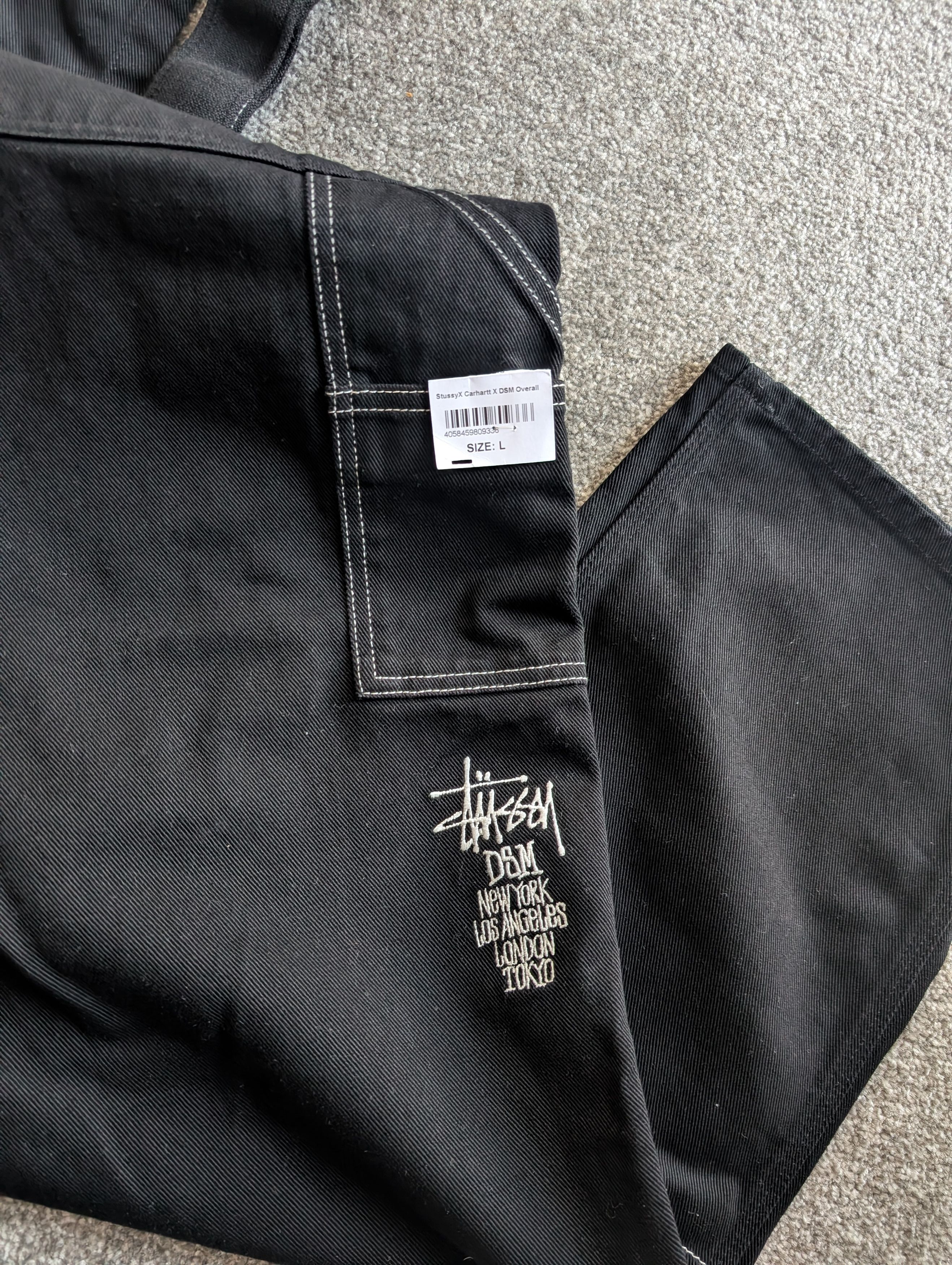 Carhartt × Dover Street Market × Stussy Carhartt x Stussy x DSM overalls Size US 34 / EU 50 - 6 Thumbnail