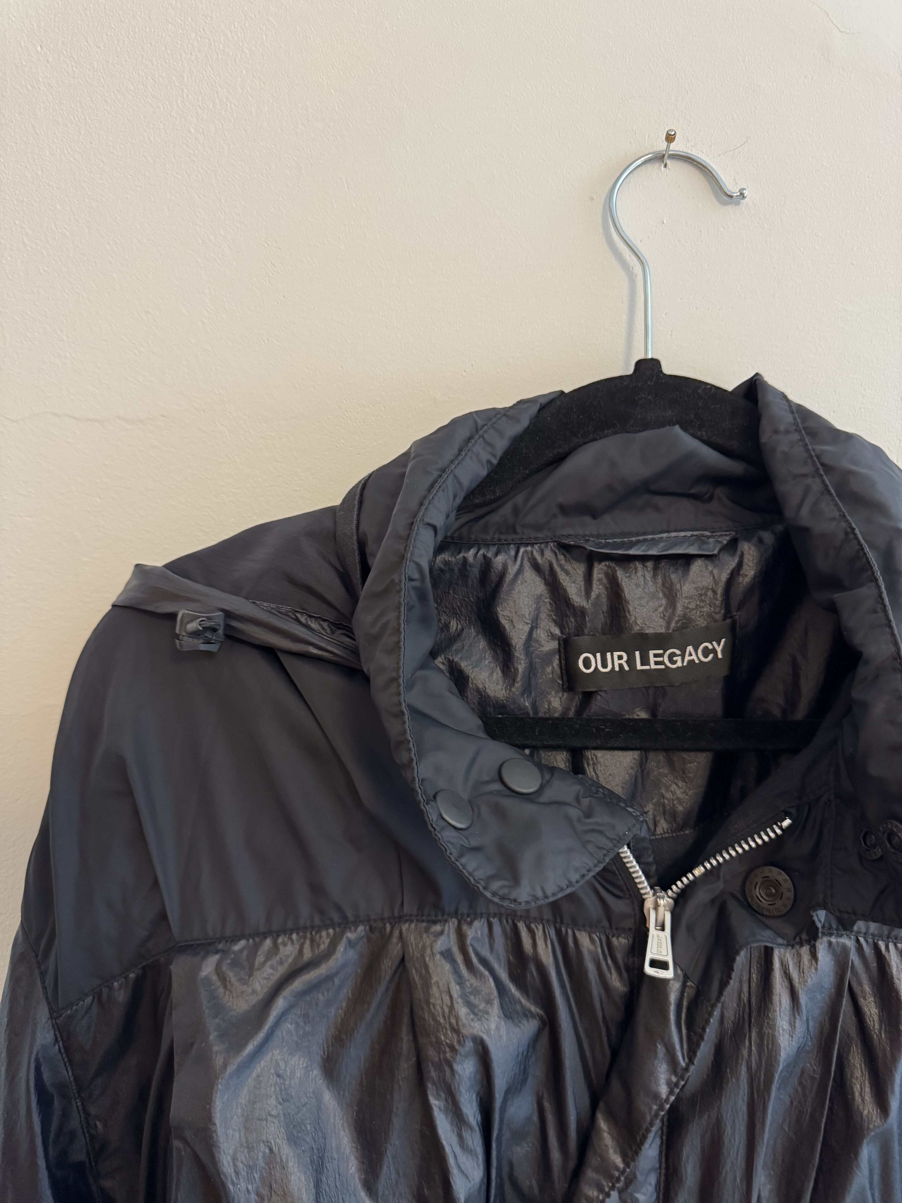 Our Legacy Exhaust Puffa Black Rubberized Nylon Size US M / EU 48-50 / 2 - 4 Thumbnail