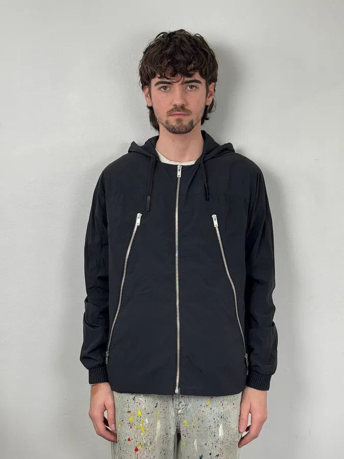 Maison Margiela SS2016 Maison Margiela Navy 5 Zips Hooded Rain Jacket Size US M / EU 48-50 / 2 - 2 Thumbnail